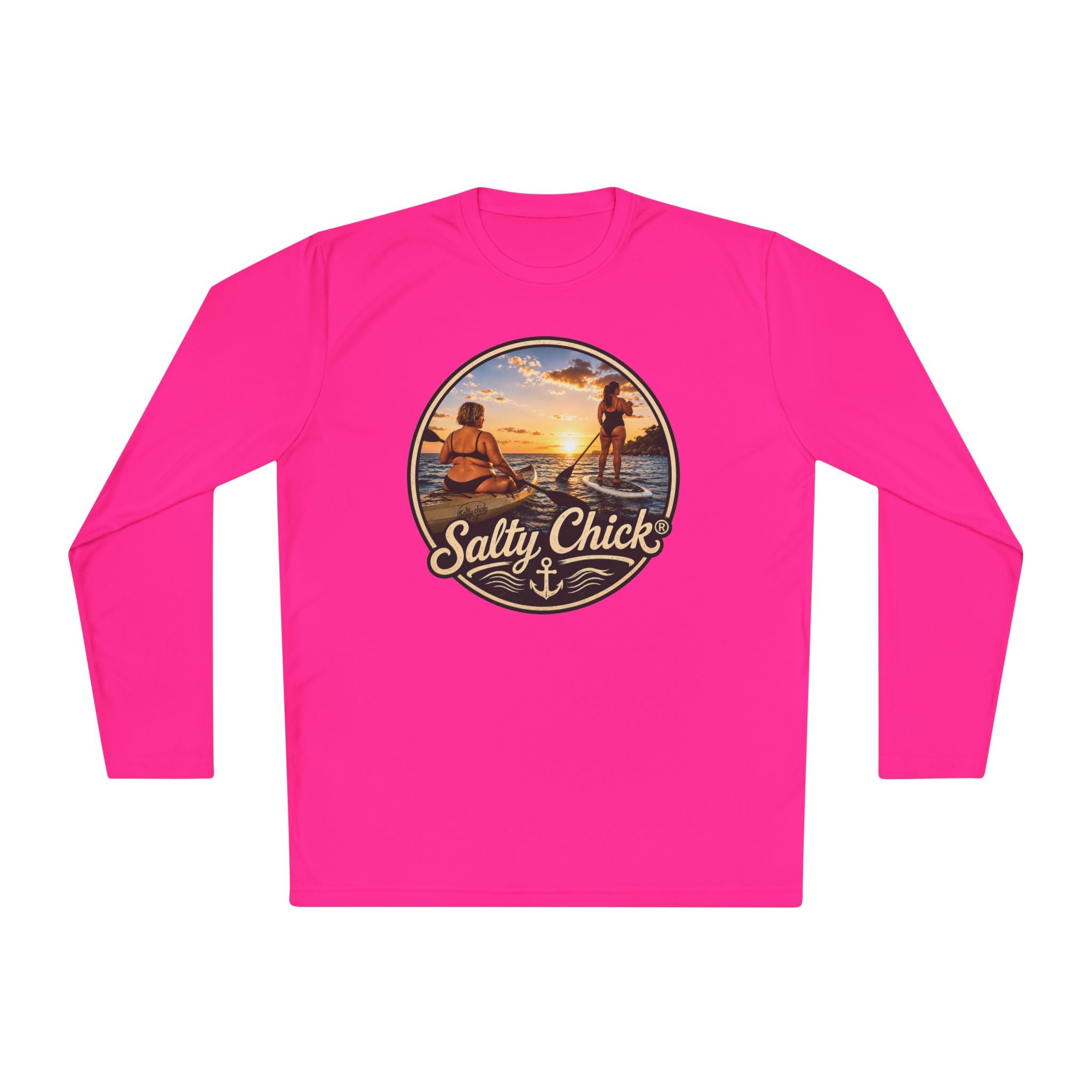 Salty Chick Paddle & Glide Long Sleeve Performance Tee – Kayak & Paddleboard