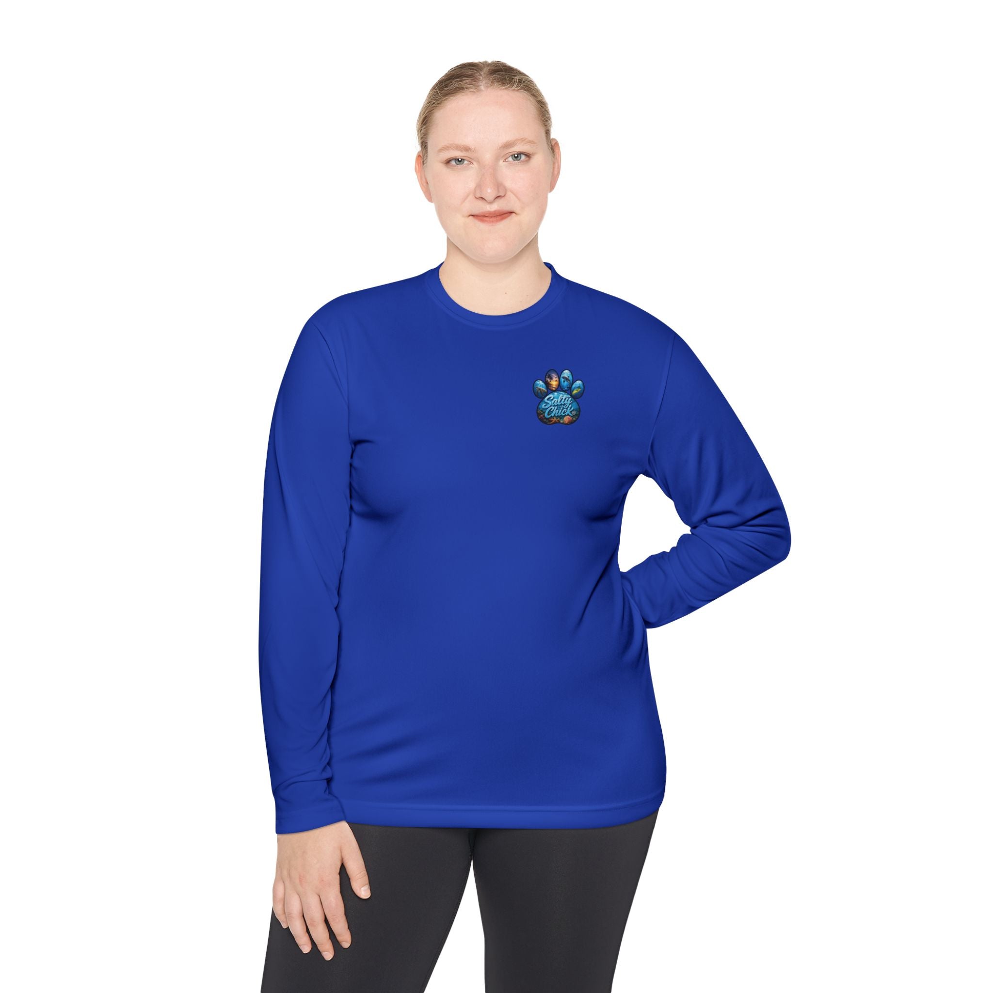 Salty Chick Paw Me to the Ocean Long Sleeve Performance Tee – Coastal Life