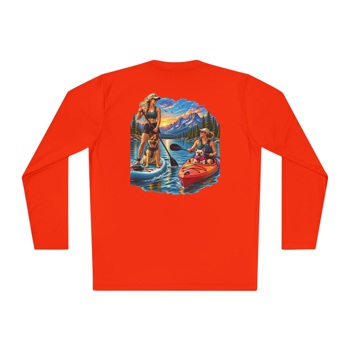 Kayak/Paddle with dogs Moisture Wicking Long Sleeve