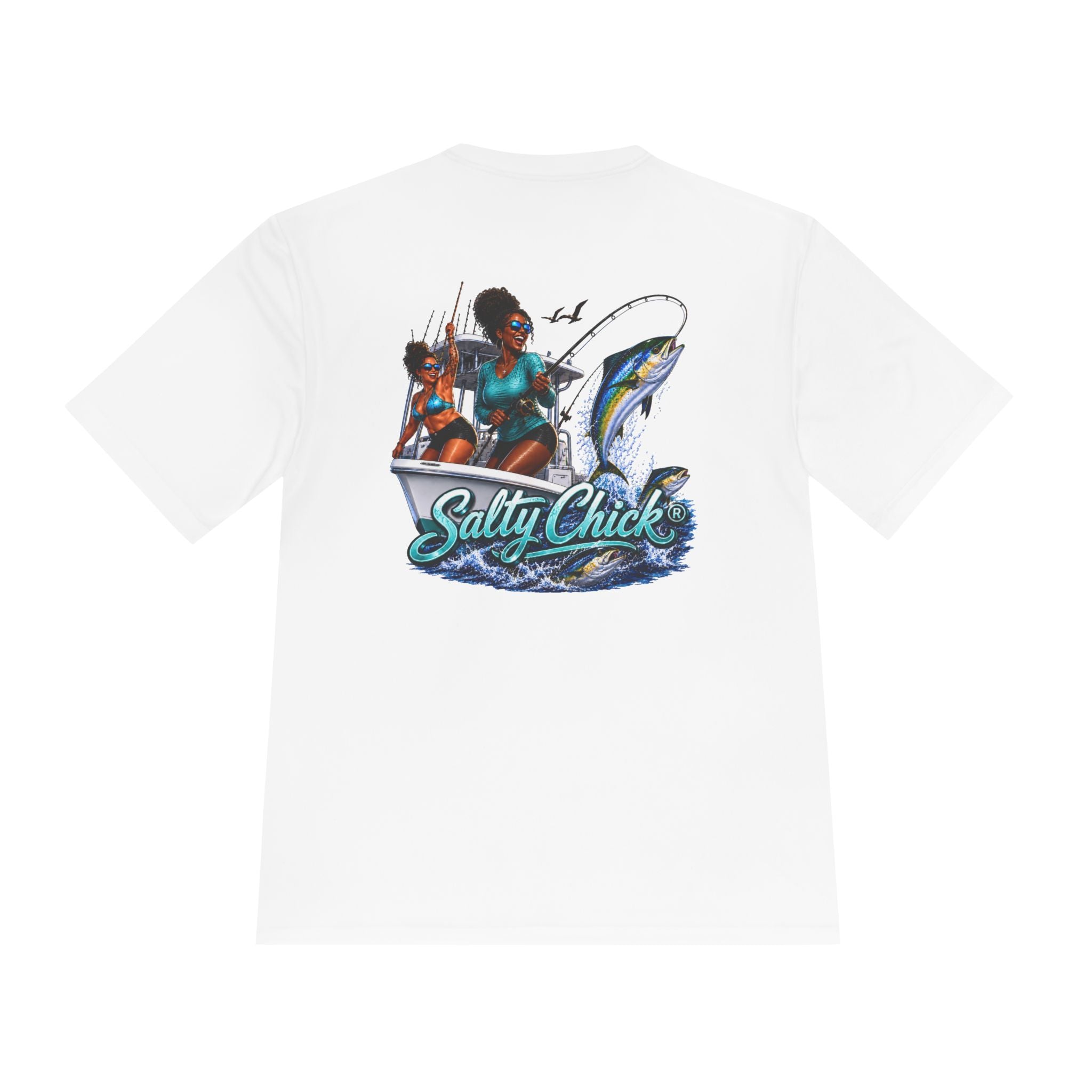 Salty Chick Saltwater Soul Moisture Wicking Tee – Fishing