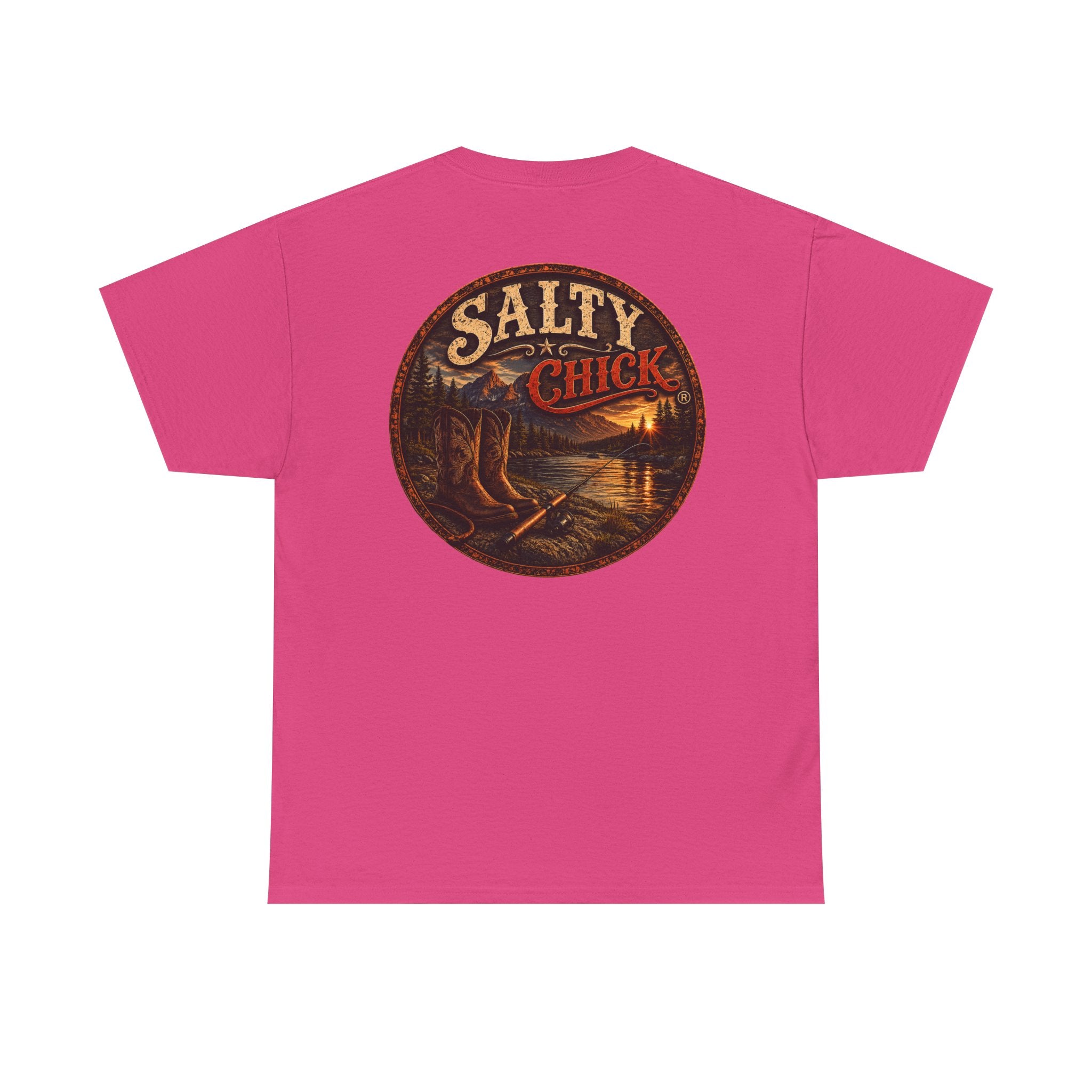 Salty Chick Boots & Bait Cotton Tee – Fishing