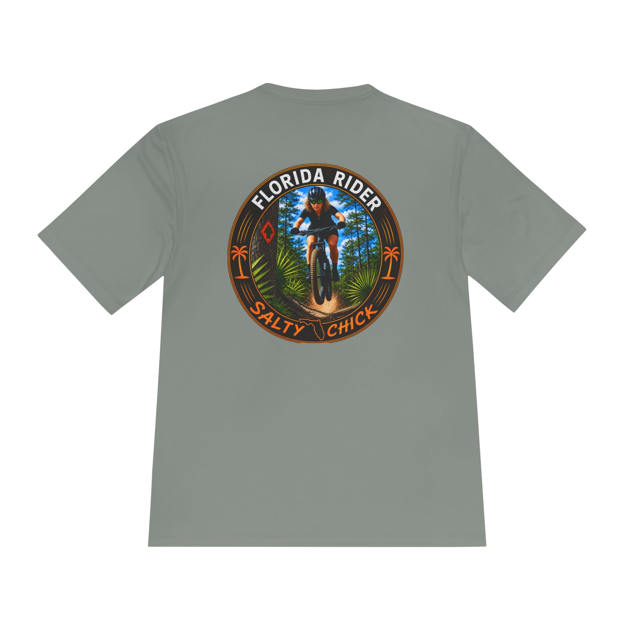 Salty Chick Singletrack Performance Tee – Mountain Biking & Trails