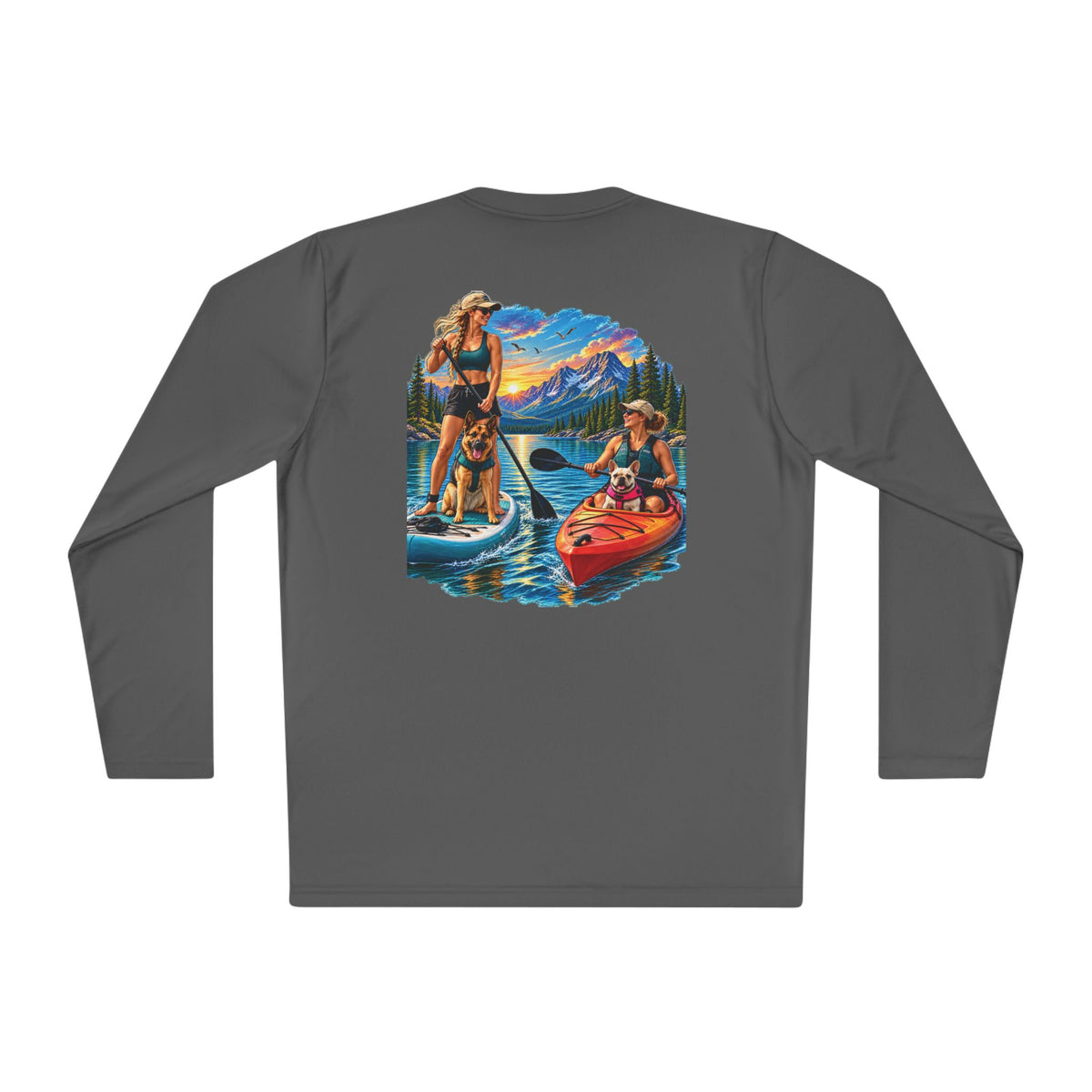Kayak/Paddle with dogs Moisture Wicking Long Sleeve