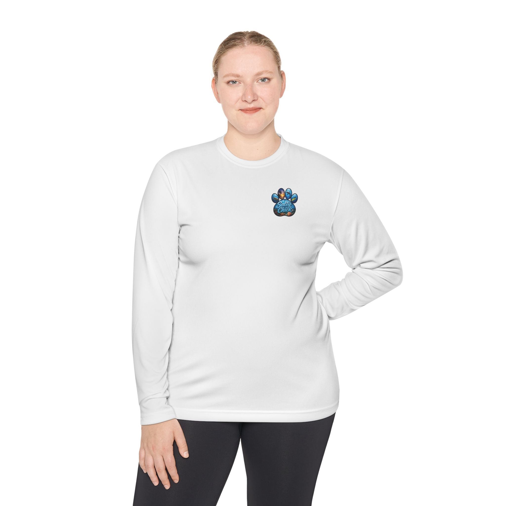 Salty Chick Paw Me to the Ocean Long Sleeve Performance Tee – Coastal Life