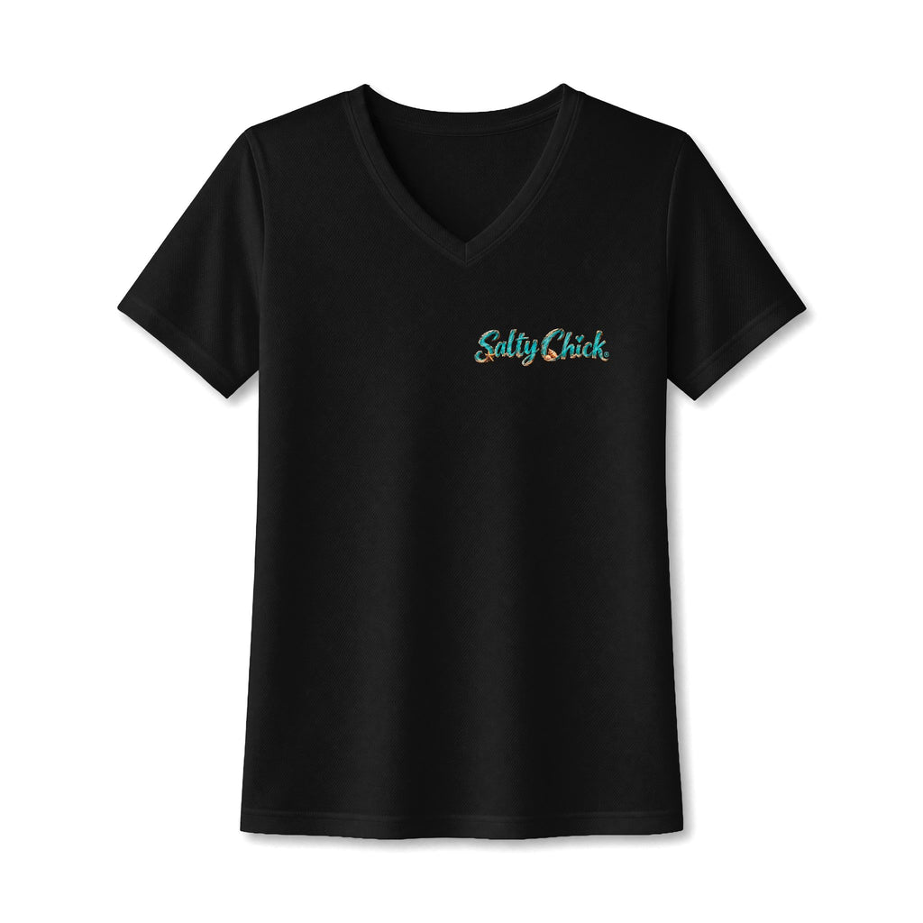 PosiCharge RacerMesh Doggie V-Neck Tee