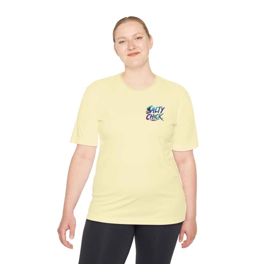 Salty Chick Dive Deep Performance Tee – Coastal Life