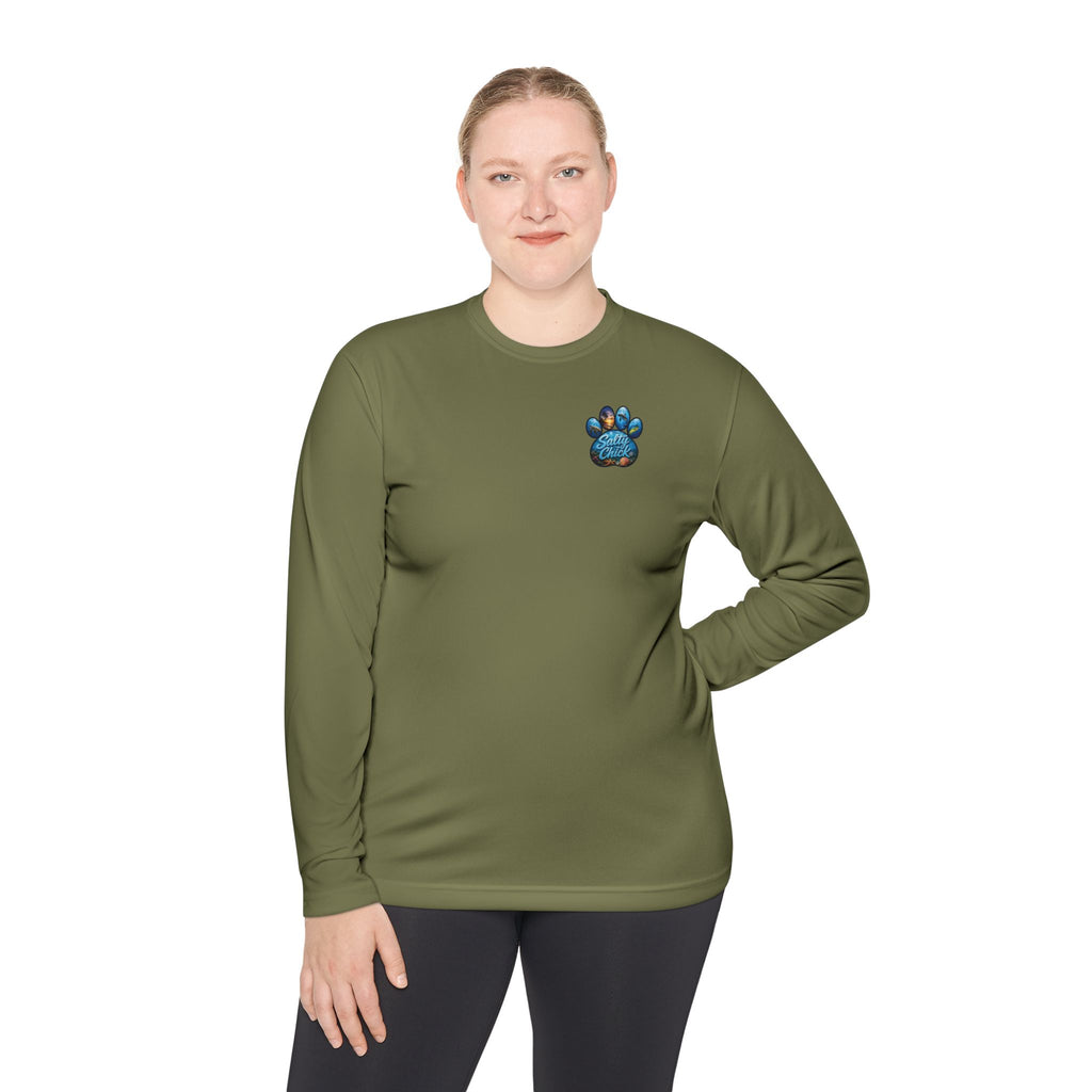 Salty Chick Paw Me to the Ocean Long Sleeve Performance Tee – Coastal Life