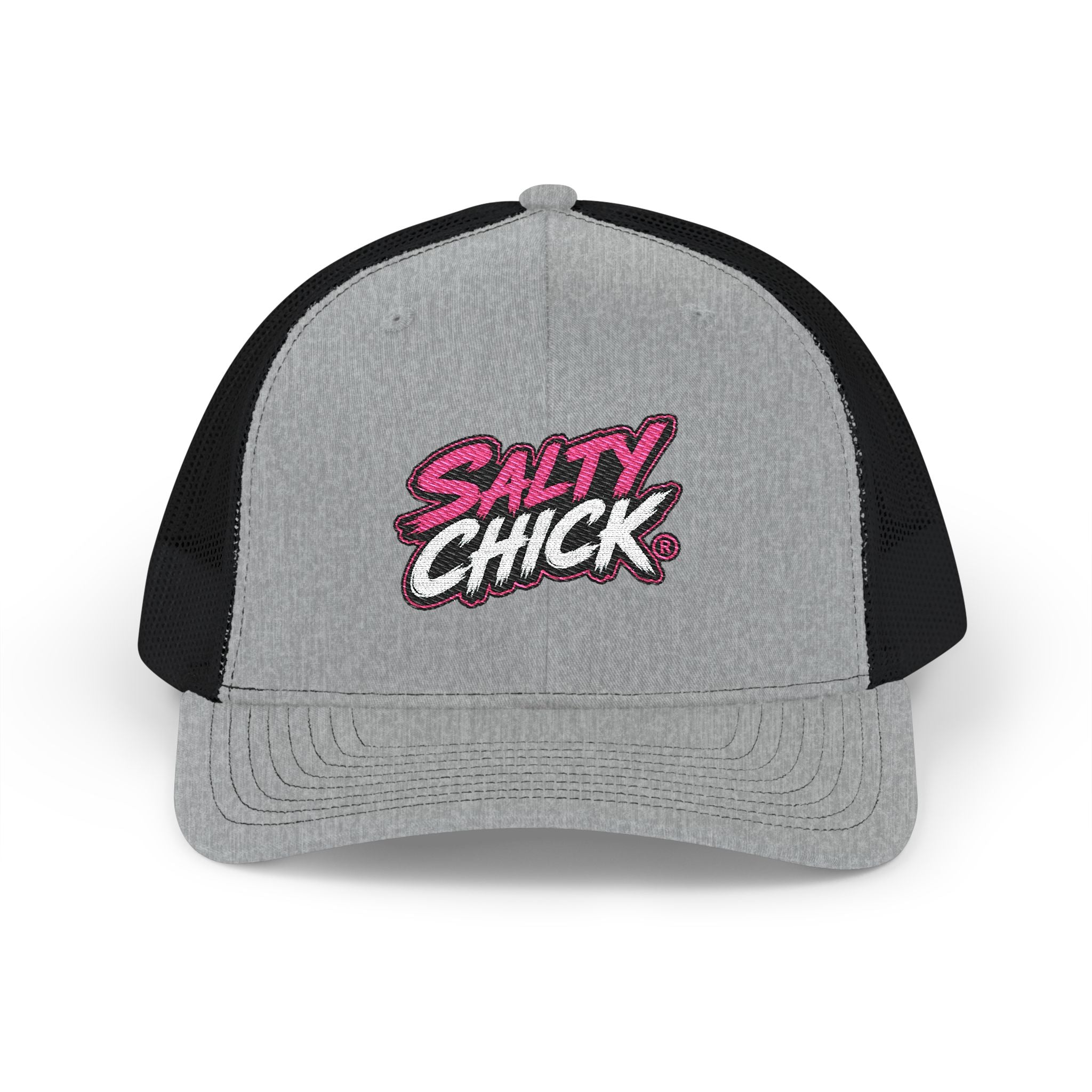 Salty Chick Embroidered Trucker Snapback Hat