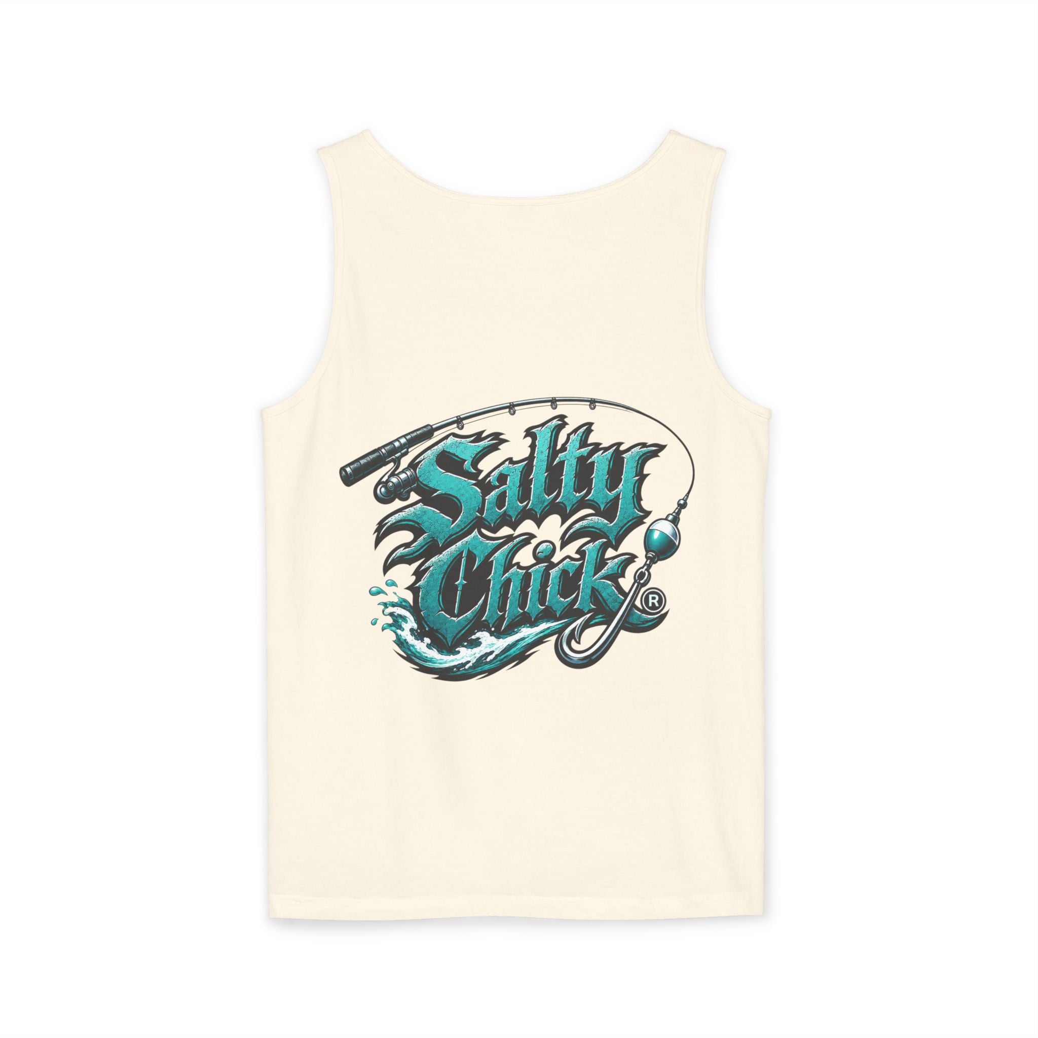 Salty Chick Tide & Hook Garment-Dyed Tank – Fishing