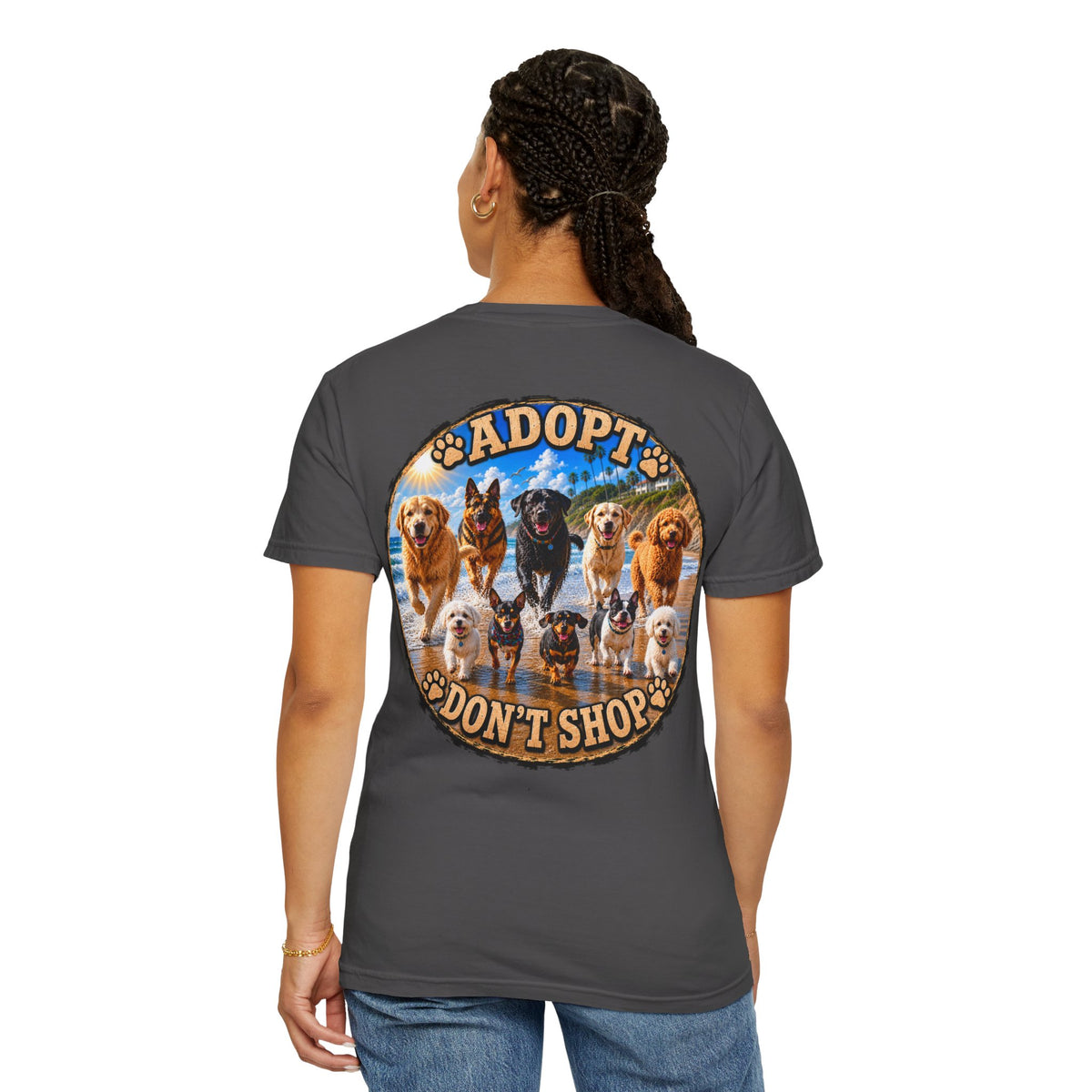 Adopt Don’t Shop Dog Cotton T‑Shirt