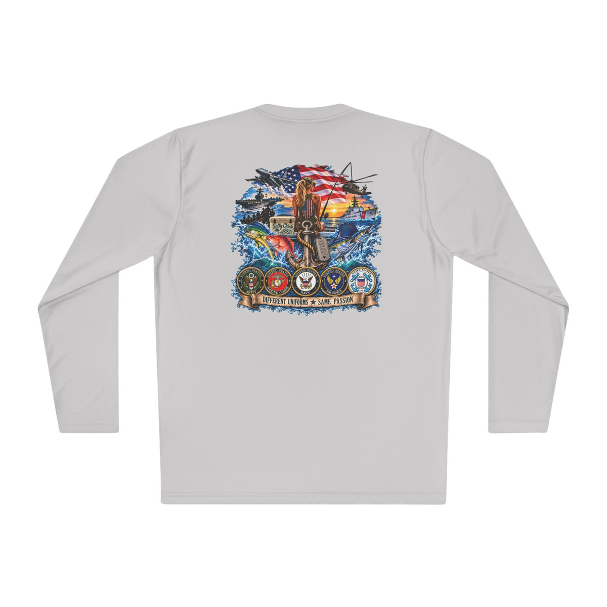 Military Services Performance Wicking Long Sleeve