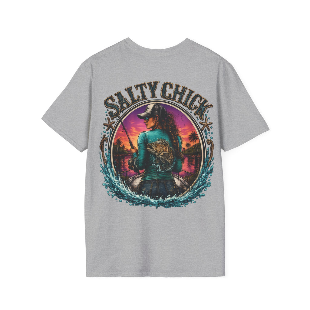 Salty Chick Cast All Day Cotton Tee
