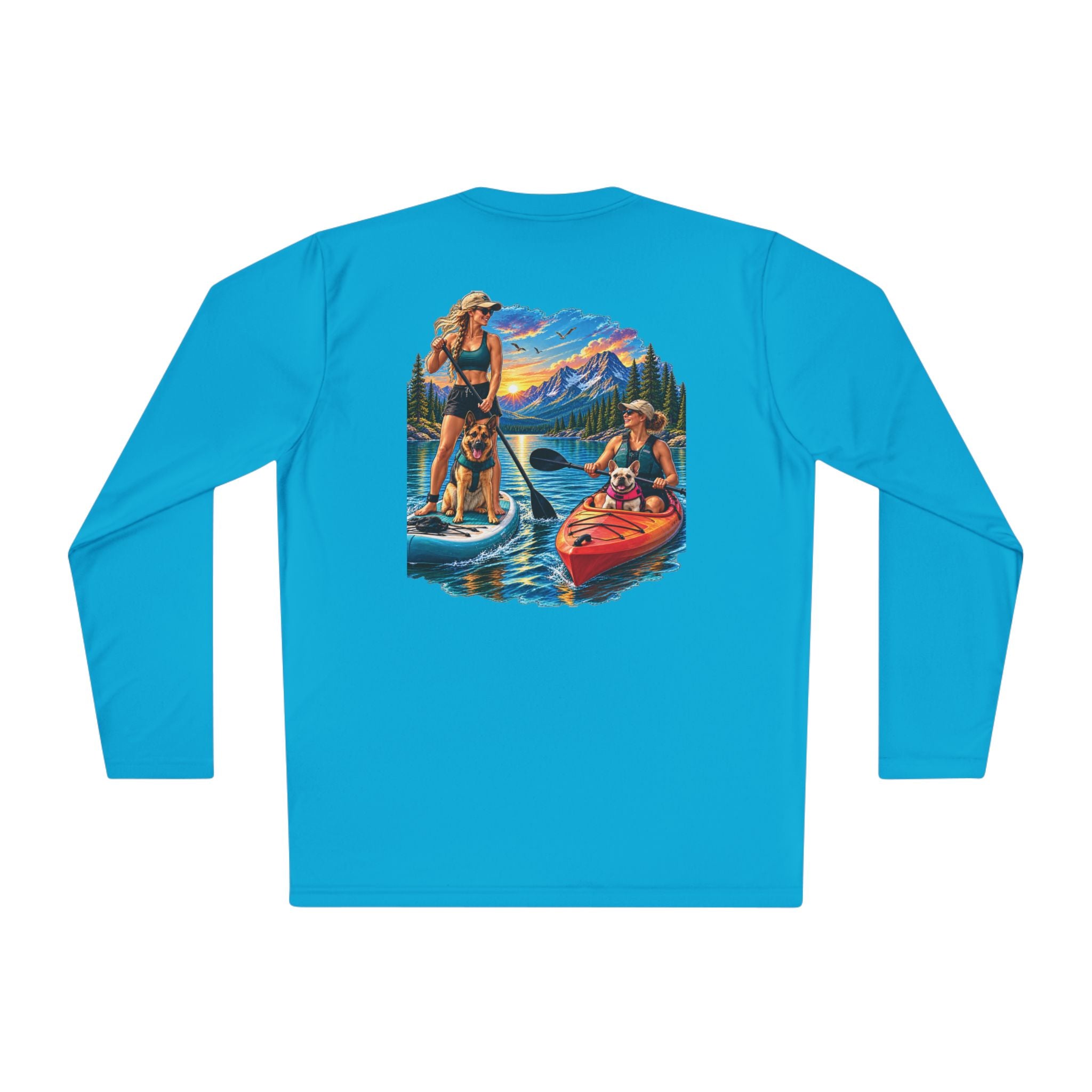 Kayak/Paddle with dogs Moisture Wicking Long Sleeve