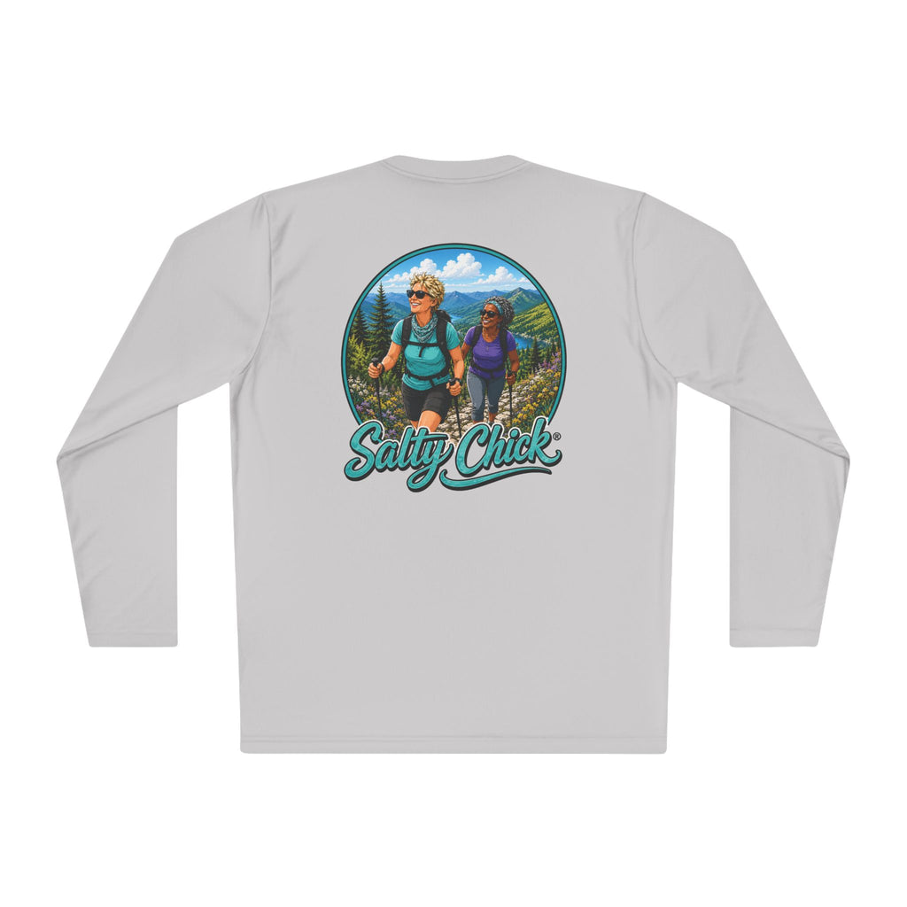 Salty Chick Trail Blazer Long Sleeve Performance Tee – Mountain Biking & Trails