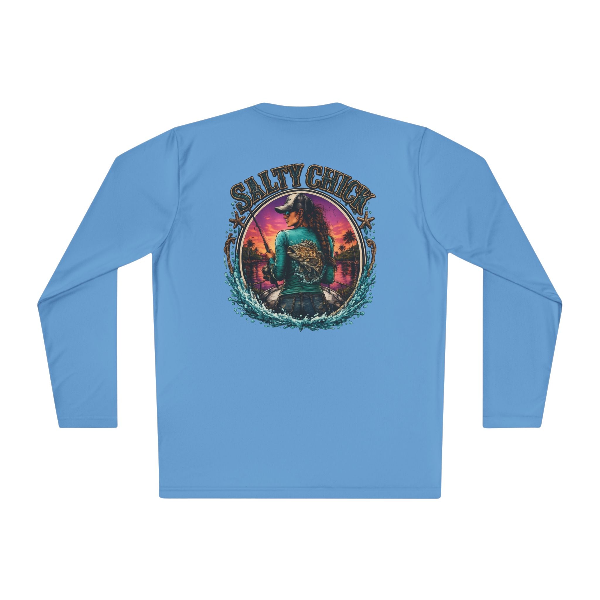 Salty Chick Dawn Patrol Long Sleeve Performance Tee – Fishing
