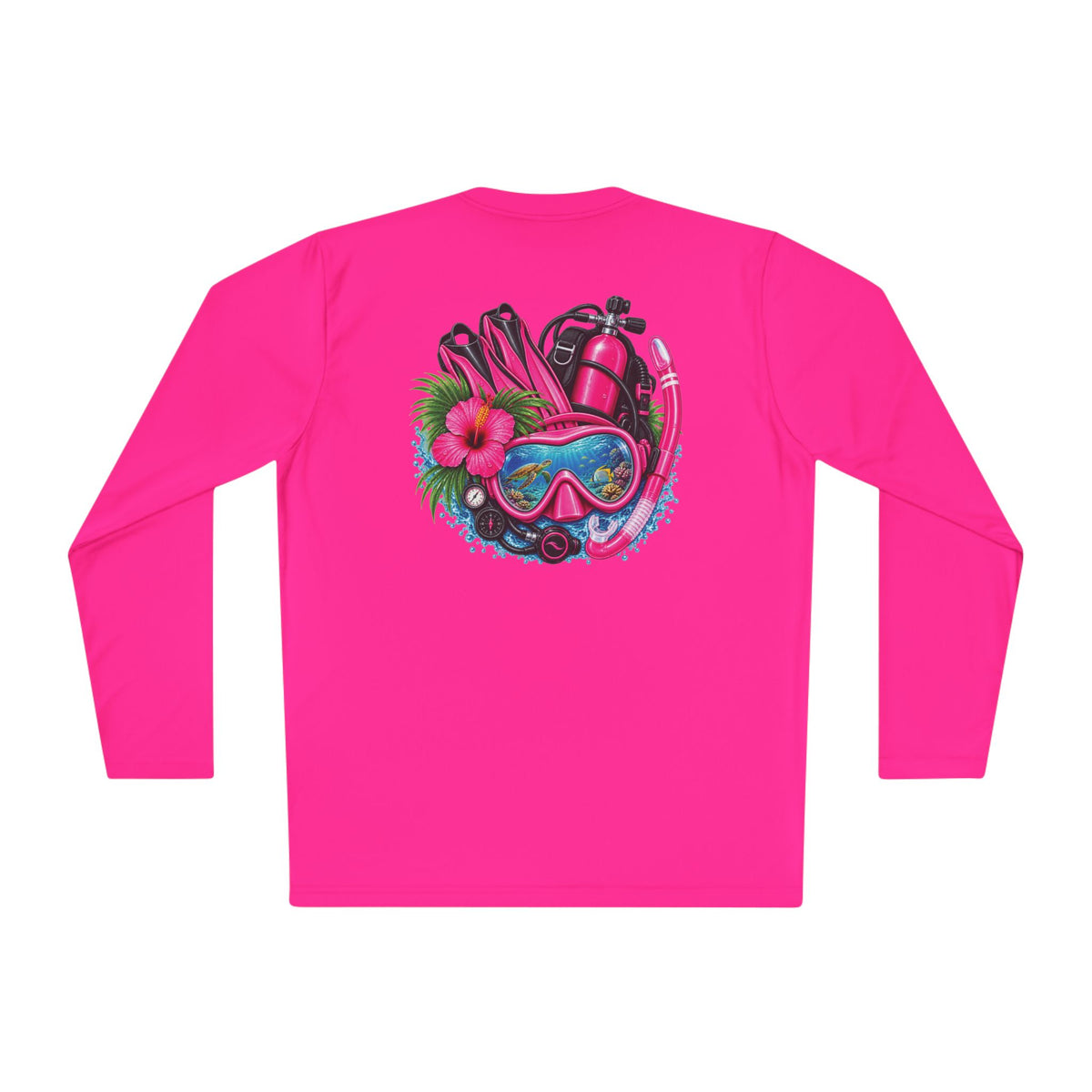 Diving Gear in pink Moisture Wicking Long Sleeve