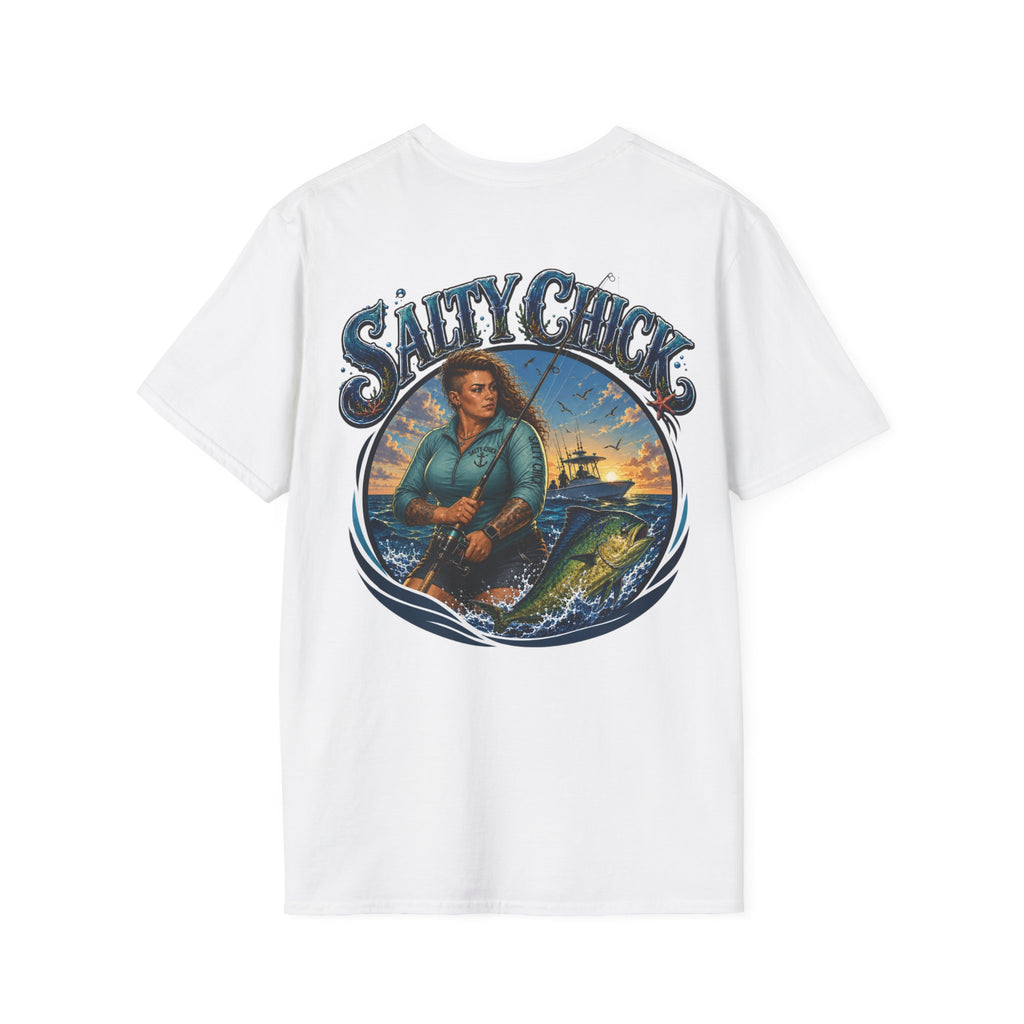 Salty Chick Saltwater Soul Cotton Tee – Fishing