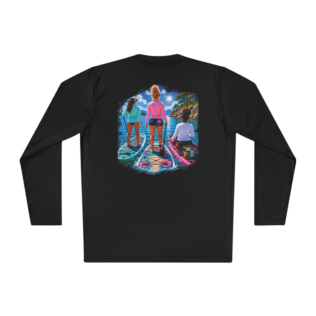 Paddleboading on the river Moisture Wicking Long Sleeve