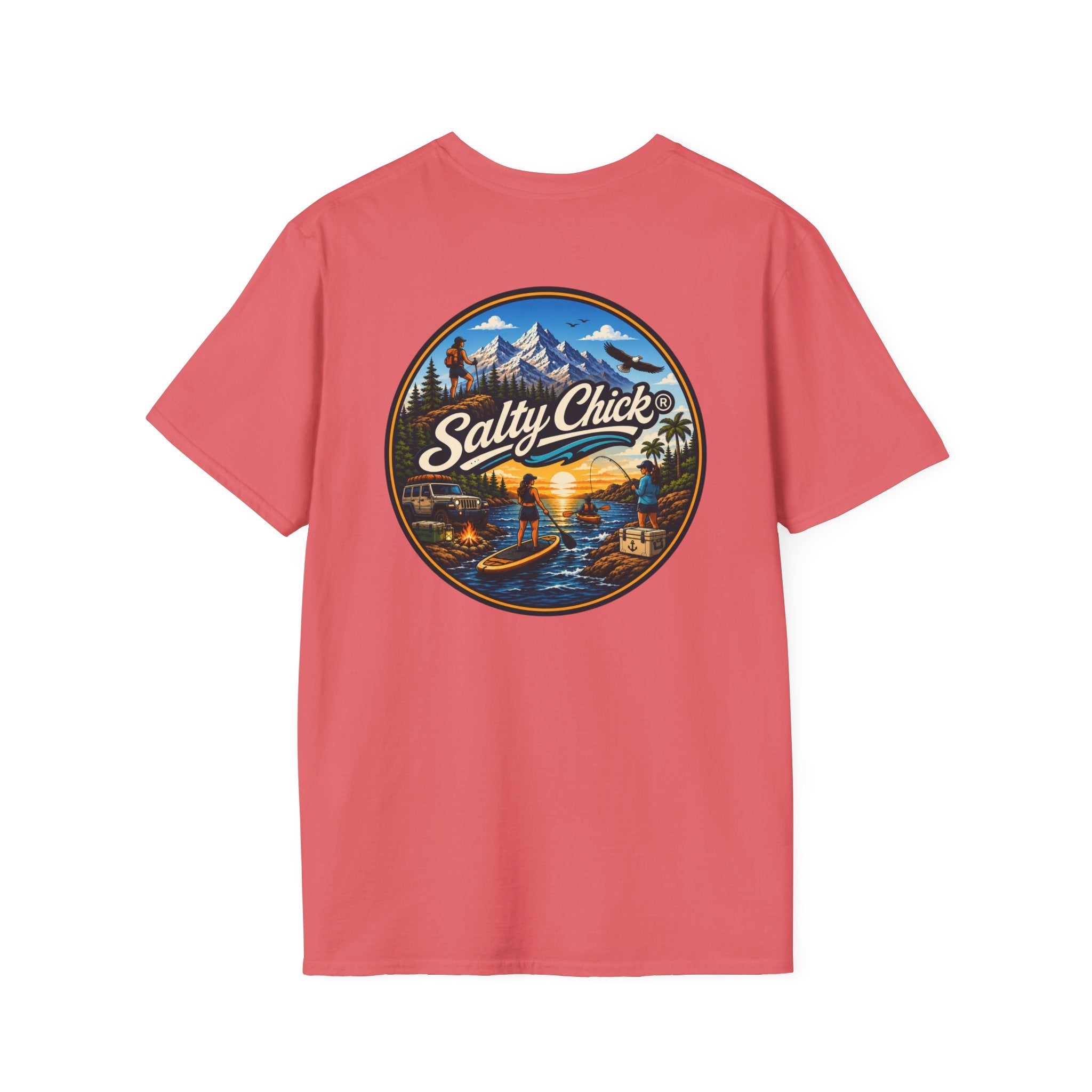 Salty Chick Universal Logo Cotton Tee – Coastal Life