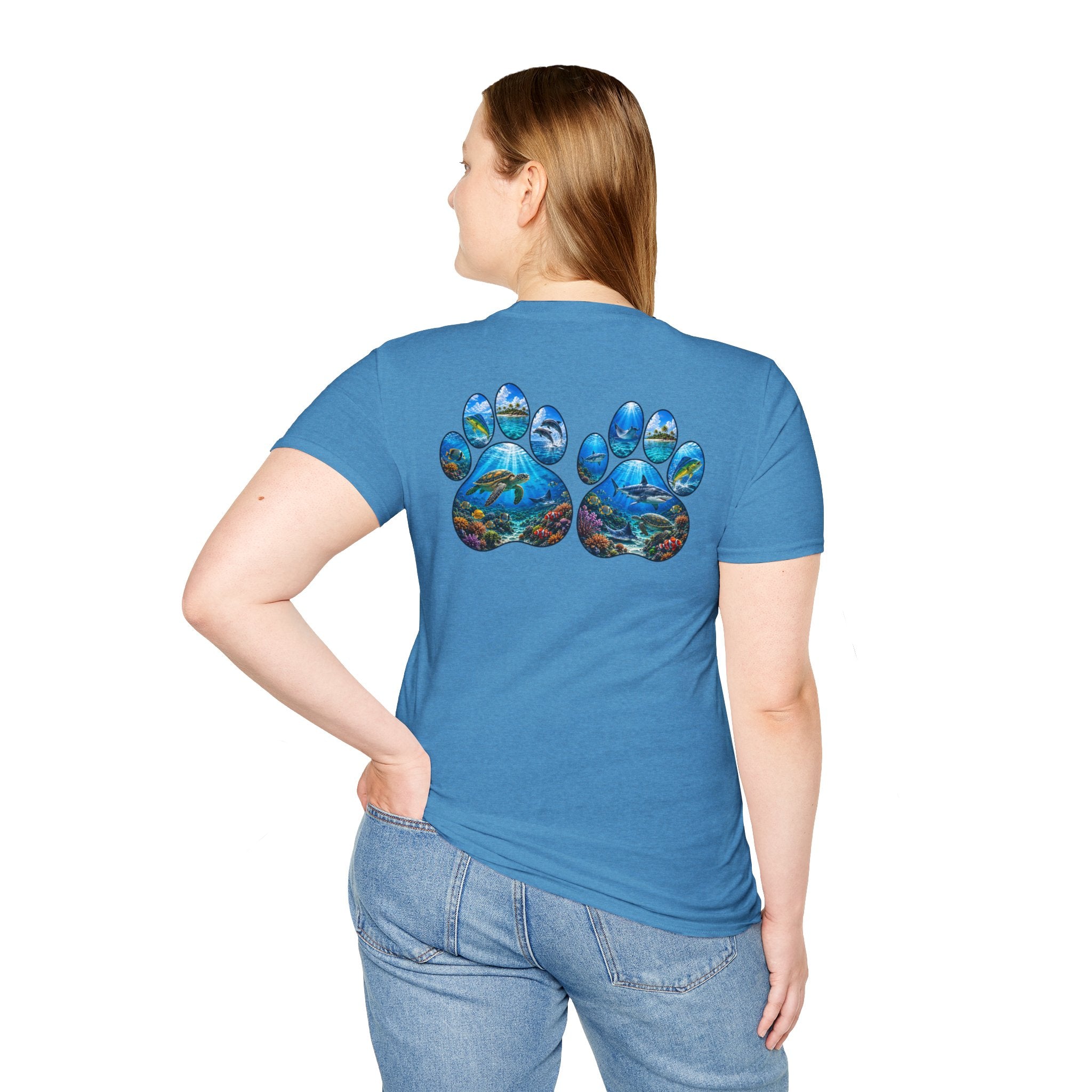 Salty Chick Dog Paws Cotton Tee – Coastal Life