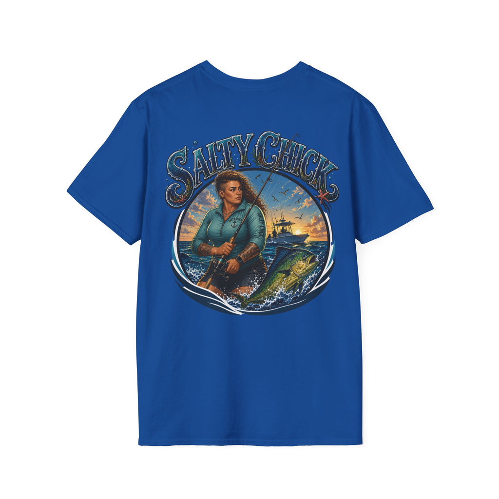 Salty Chick Saltwater Soul Cotton Tee – Fishing