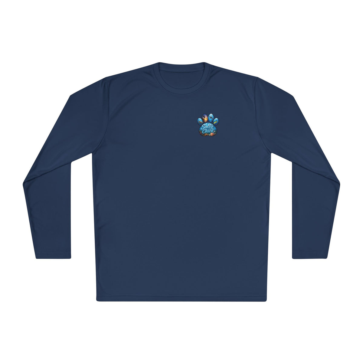 Unisex Moisture Wicking Long Sleeve- Paw me to the Ocean