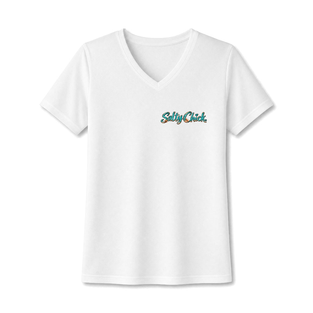 PosiCharge RacerMesh Doggie V-Neck Tee
