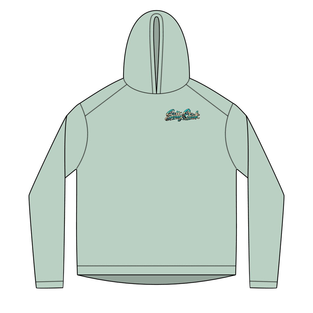 Solar Mountain Rock Climber Graphic Hoodie