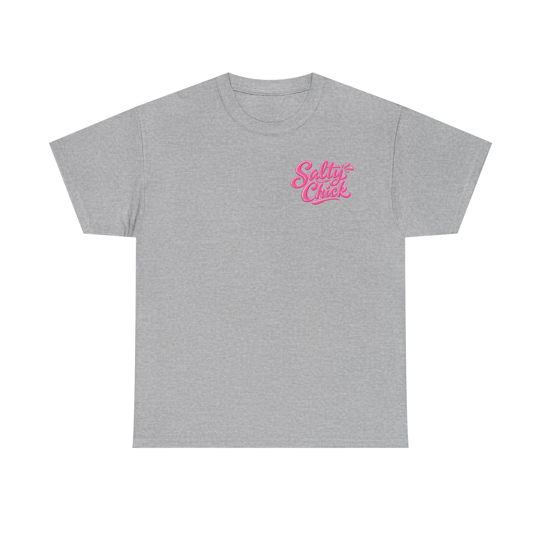 Salty Chick Hooked & Happy Heavy Cotton Tee – Fishing