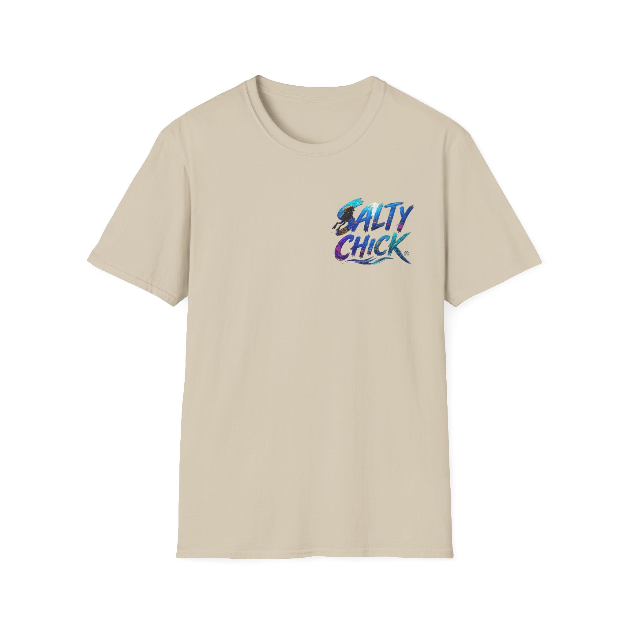 Salty Chick Diver Down Cotton Tee – Coastal Life