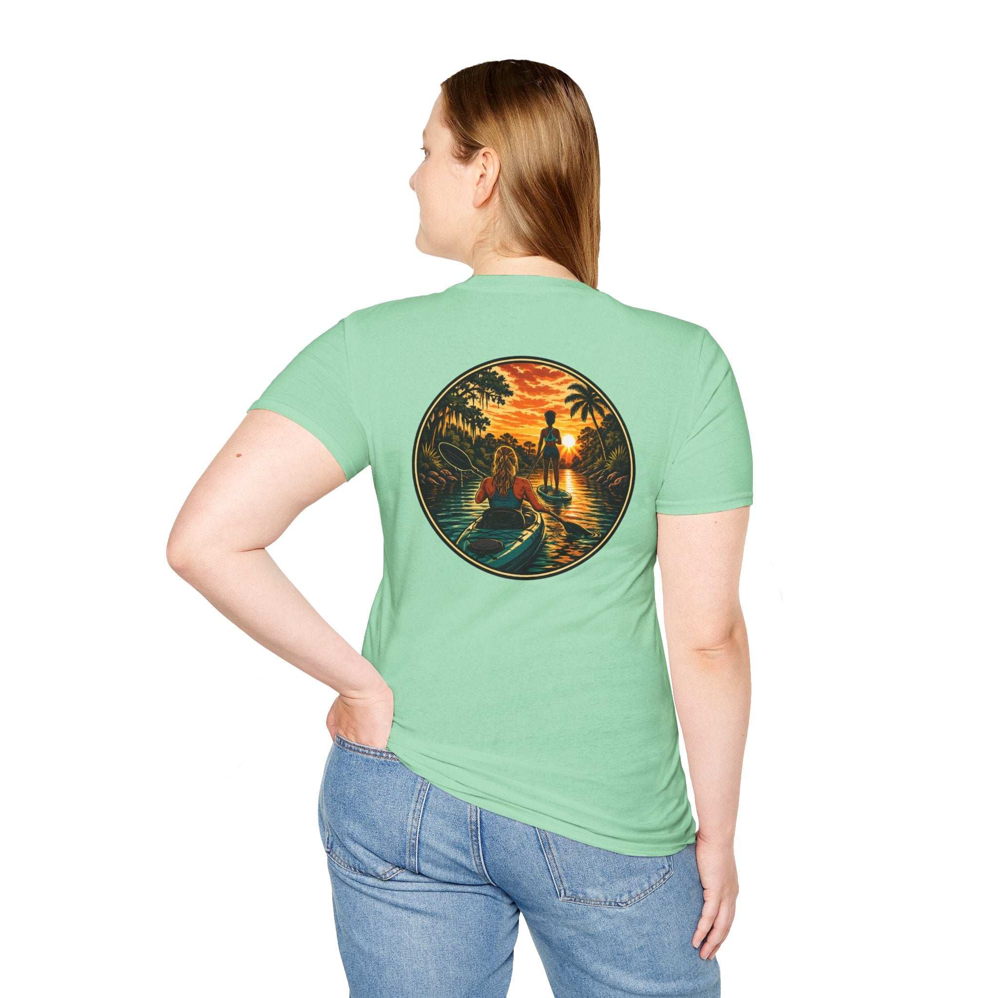 Salty Chick Paddle & Board Cotton Tee – Kayak & Paddleboard