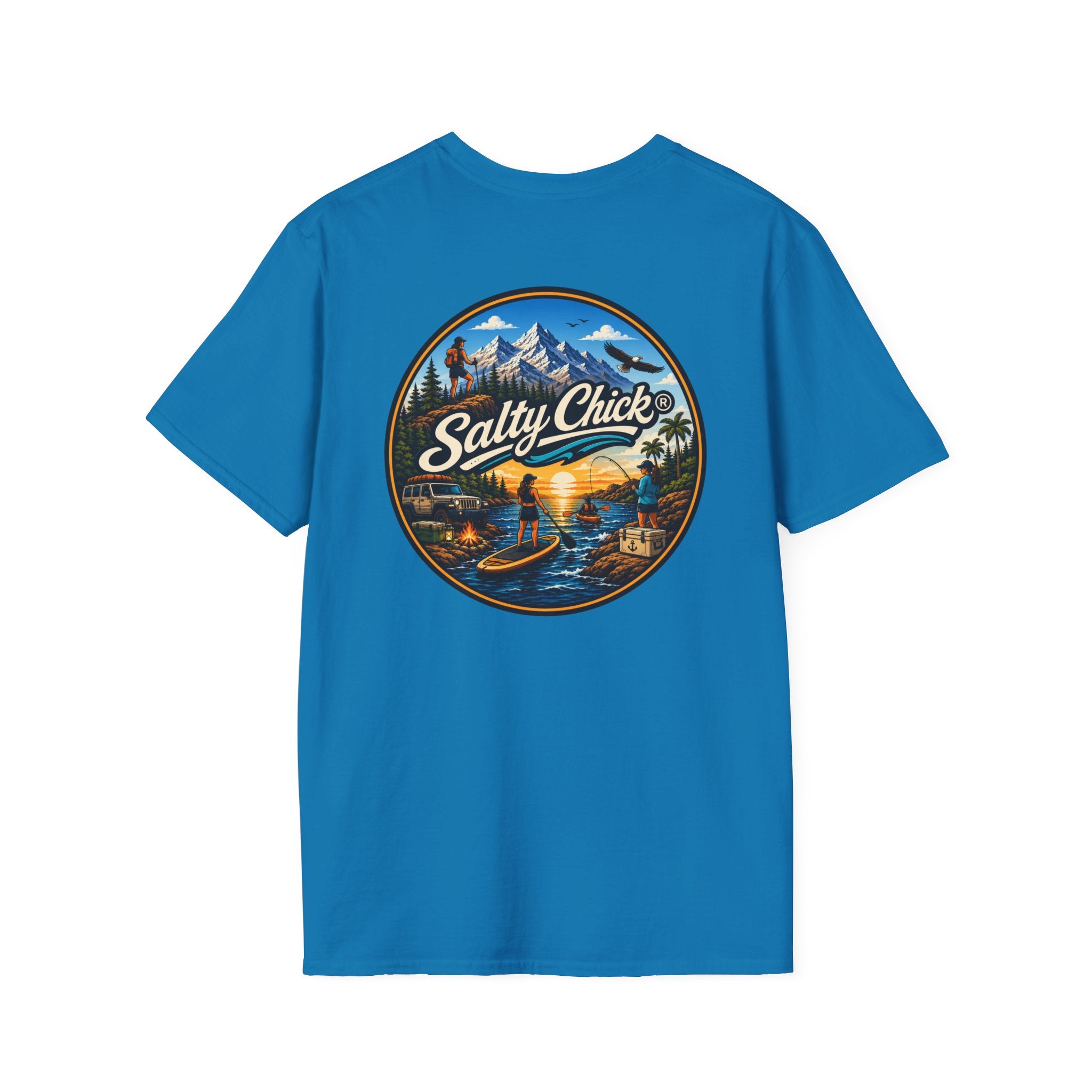 Salty Chick Universal Logo Cotton Tee – Coastal Life
