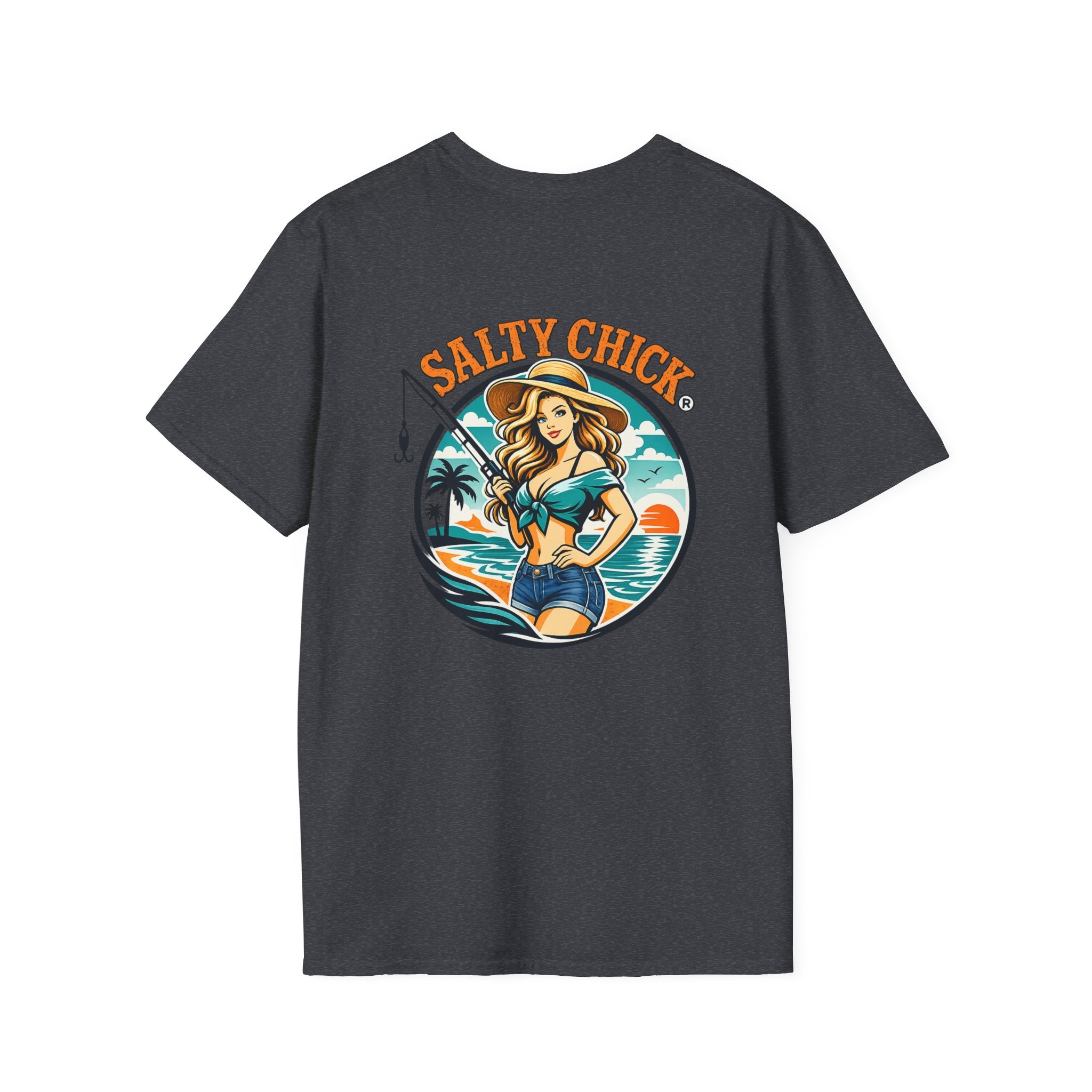 Salty Chick Girly Front Design Cotton Tee 2 – Coastal Life