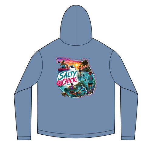Diver Reef Hoodie — Scuba Ocean Graphic Pullover