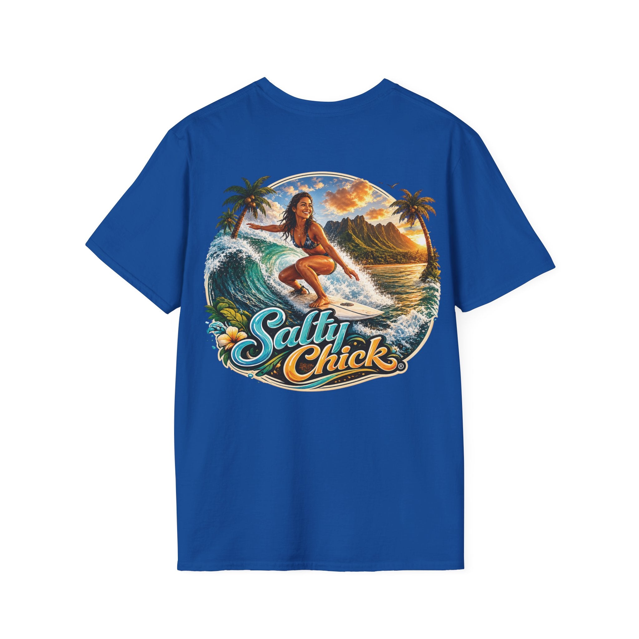 Salty Chick Surf's Up Cotton Tee – Coastal Life