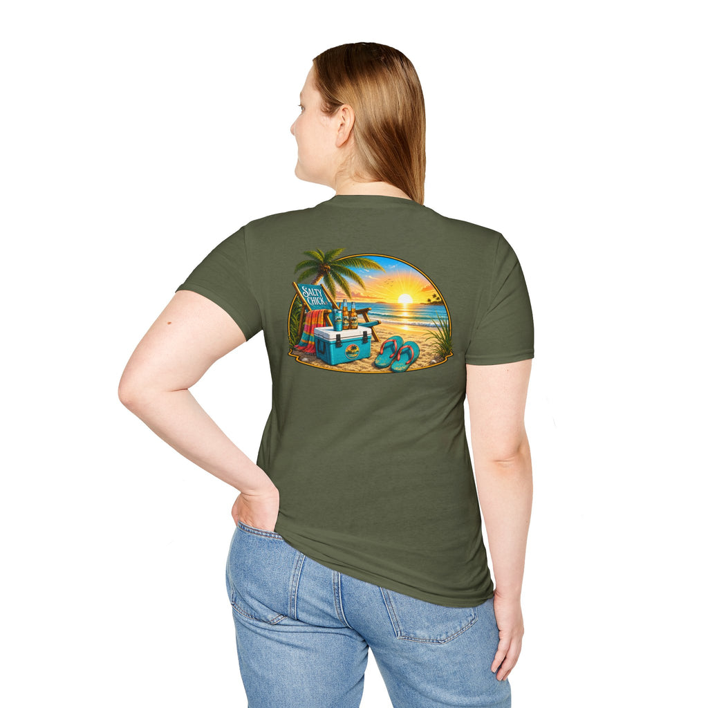 Salty Chick Shore Thing Cotton Tee – Coastal Life