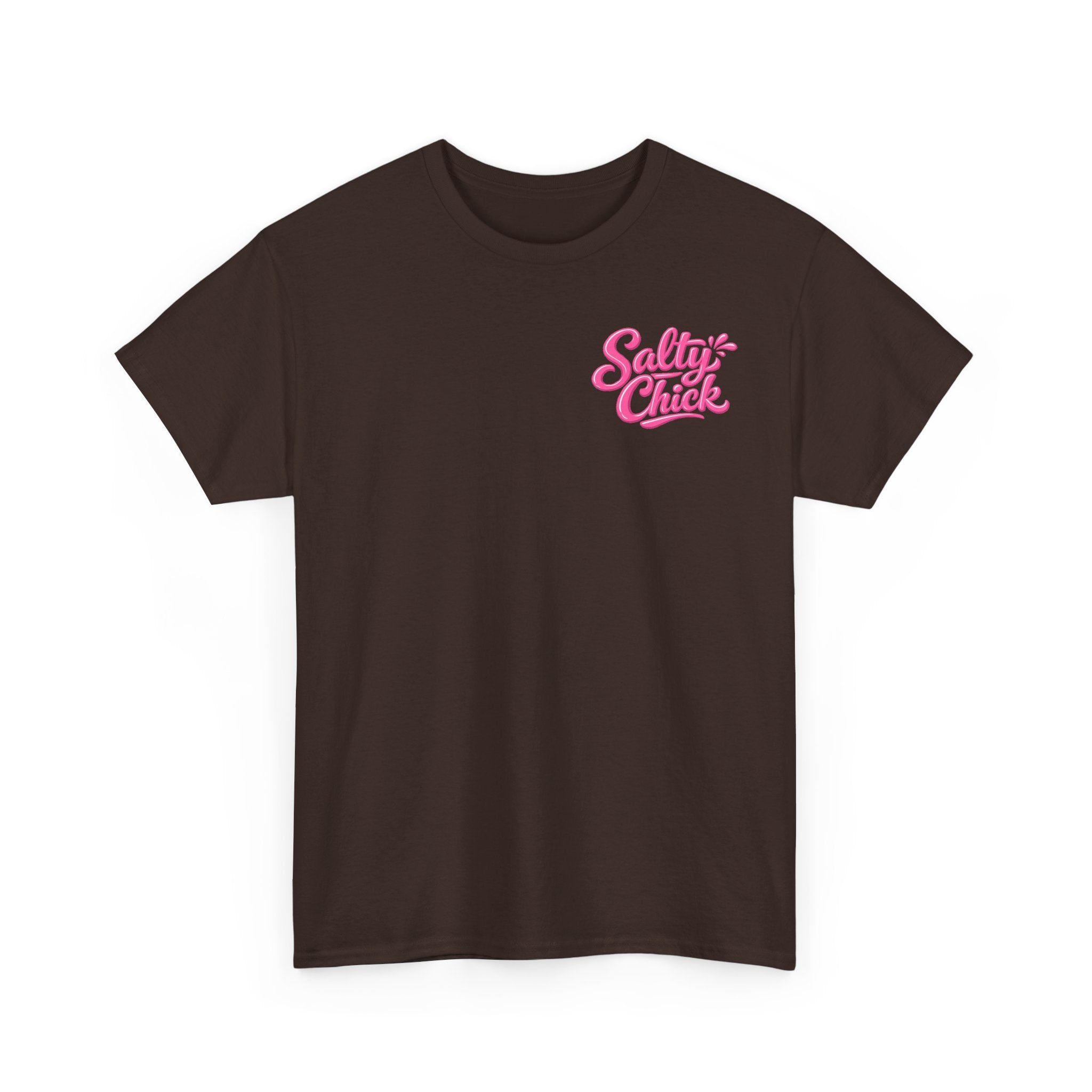 Salty Chick Hooked & Happy Heavy Cotton Tee – Fishing
