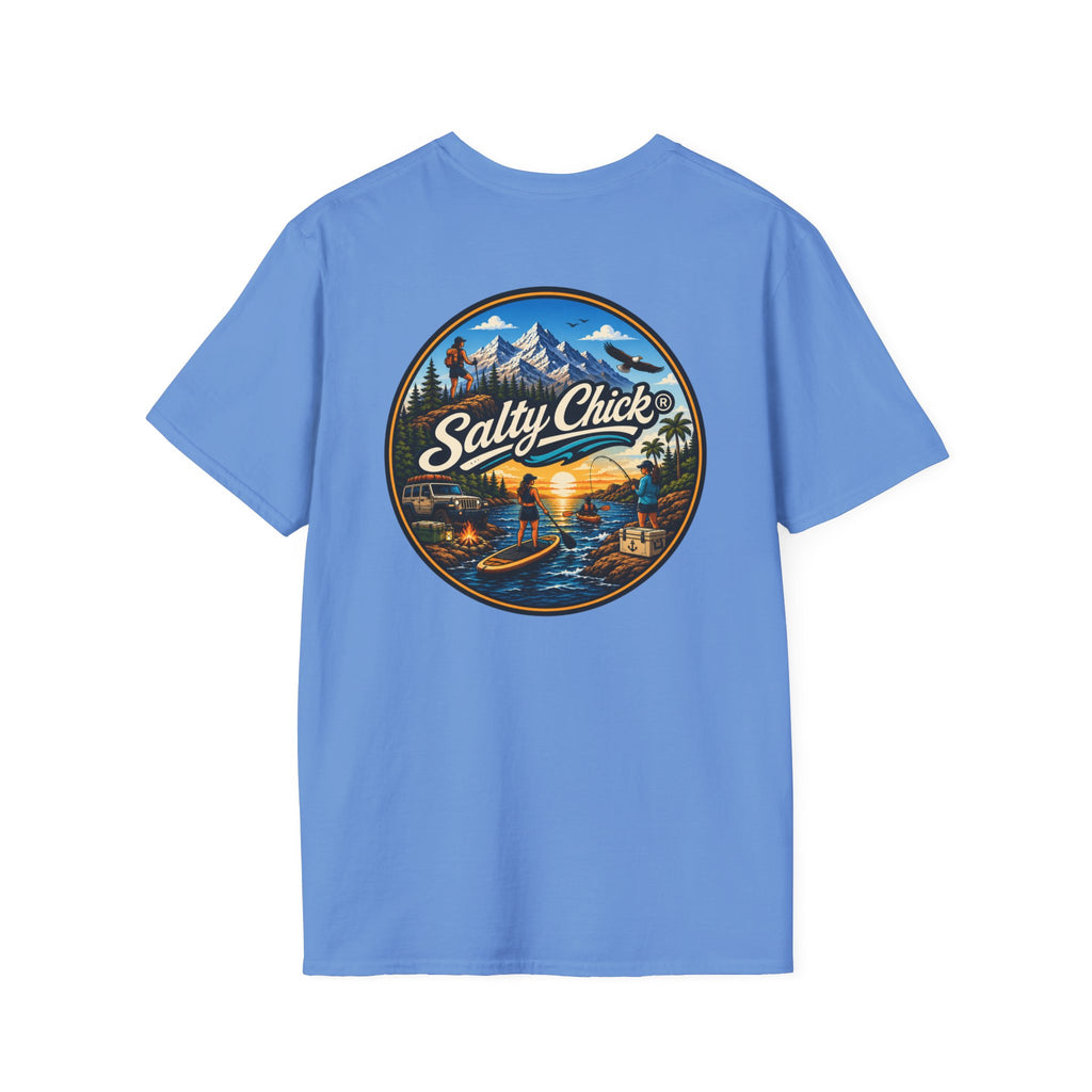 Salty Chick Universal Logo Cotton Tee – Coastal Life