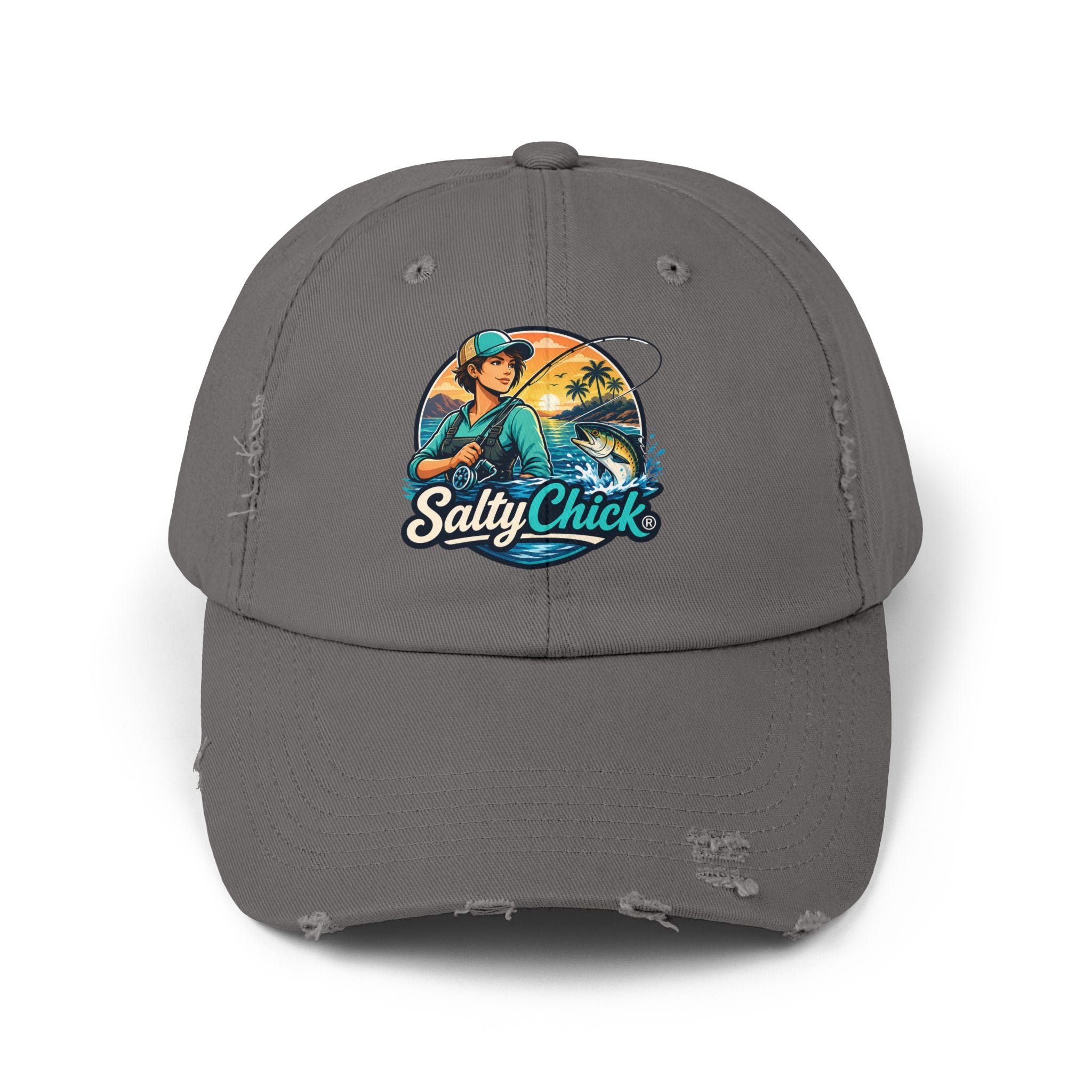 Salty Chick Coastal Wanderer Distressed Cap – Coastal Life