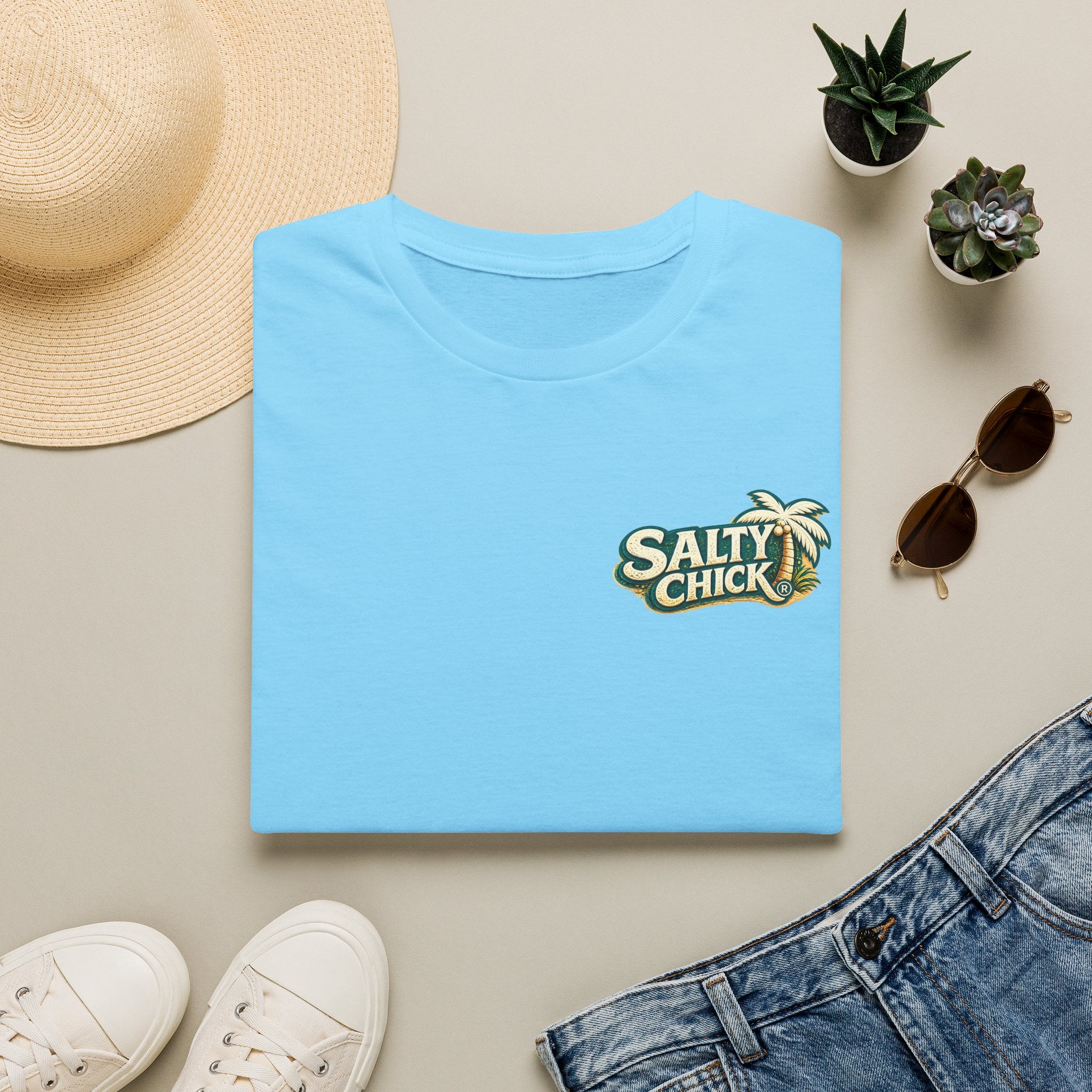 Salty Chick Shore Thing Cotton Tee – Coastal Life