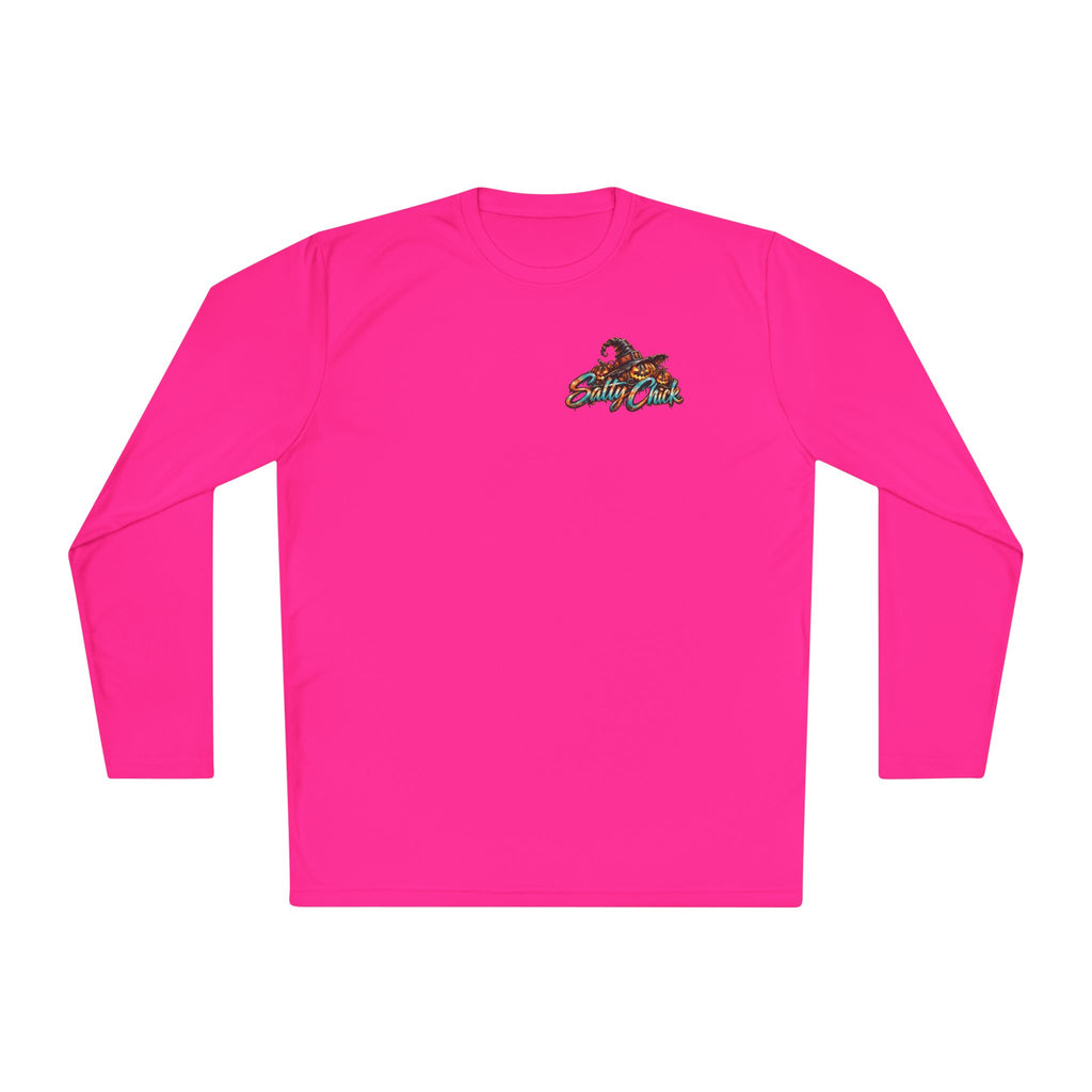 Spooky Shoreside Skeleton & Pup Long Sleeve Moisture Wicking Long Sleeve