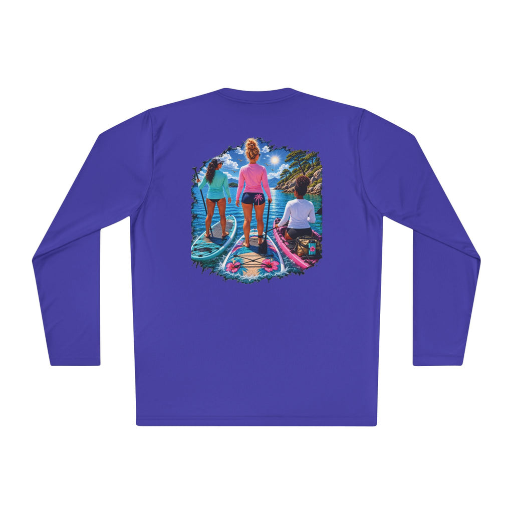Paddleboading on the river Moisture Wicking Long Sleeve