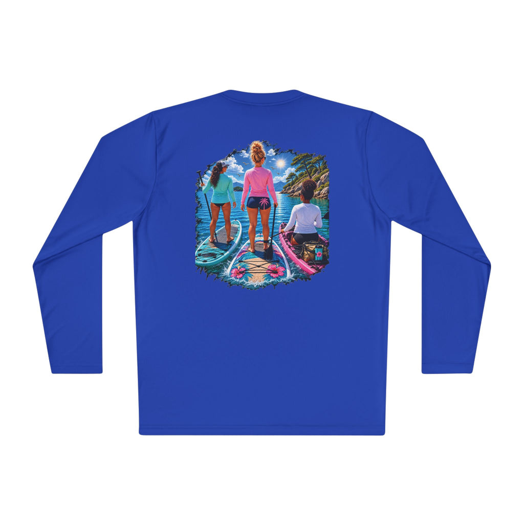 Paddleboading on the river Moisture Wicking Long Sleeve