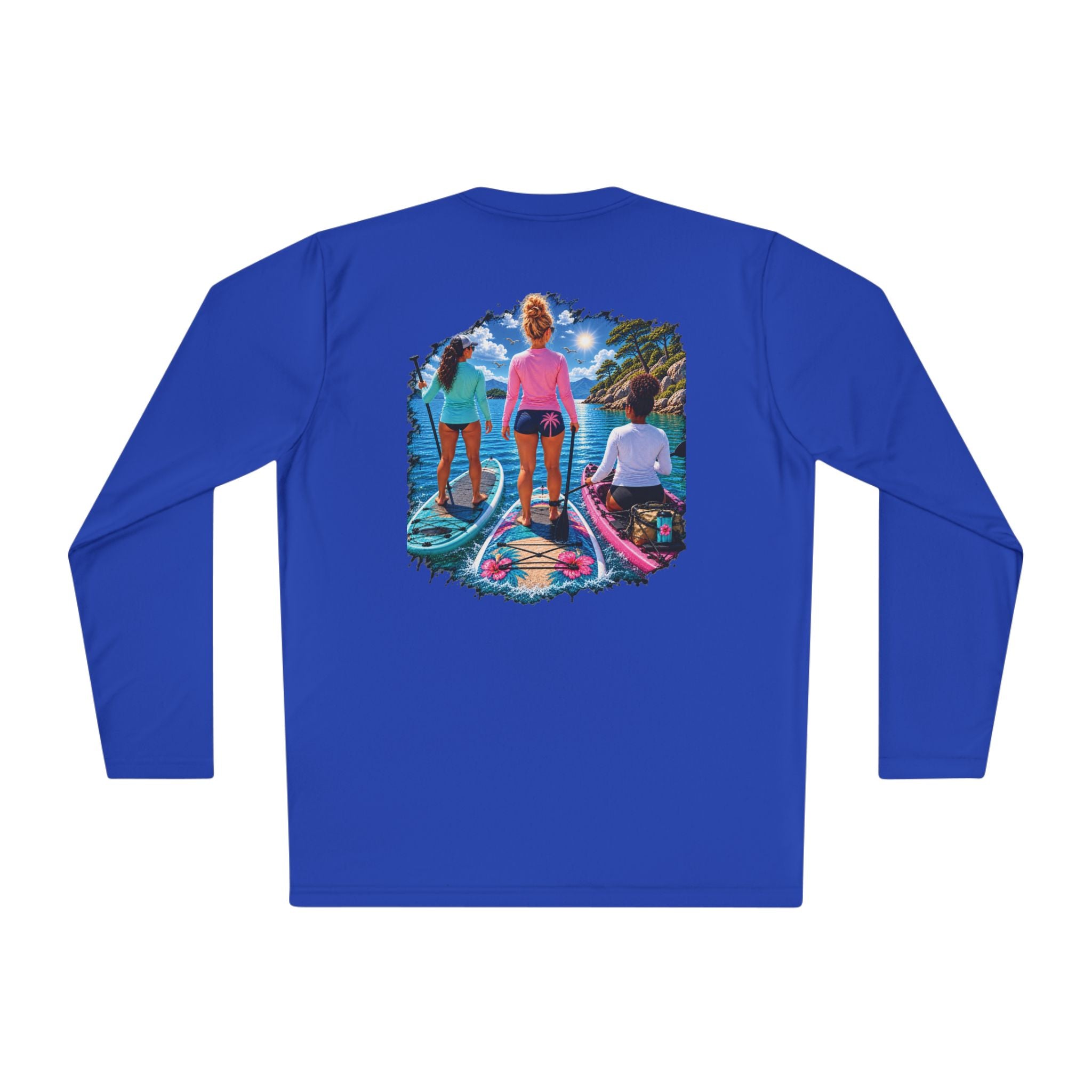 Paddleboading on the river Moisture Wicking Long Sleeve