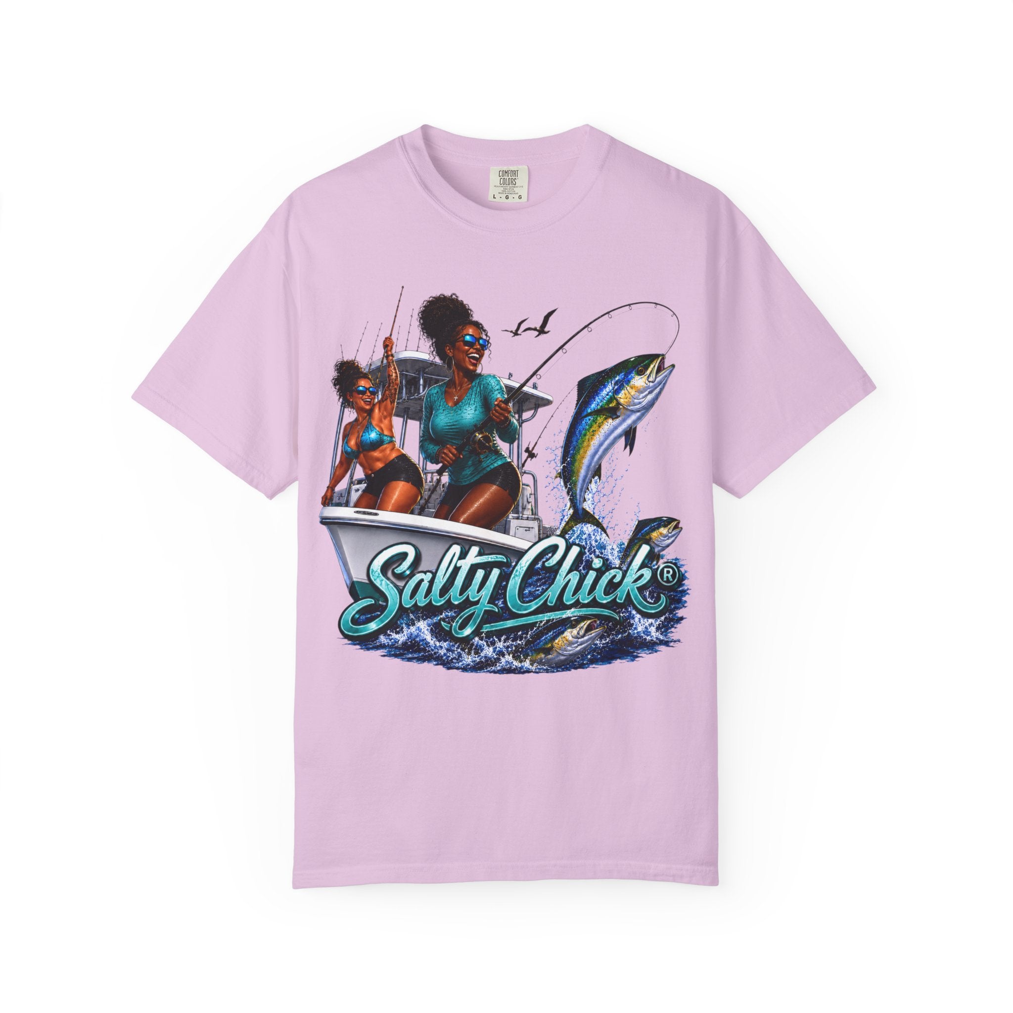 Salty Chick Sunset Ride Cotton Tee – Coastal Life