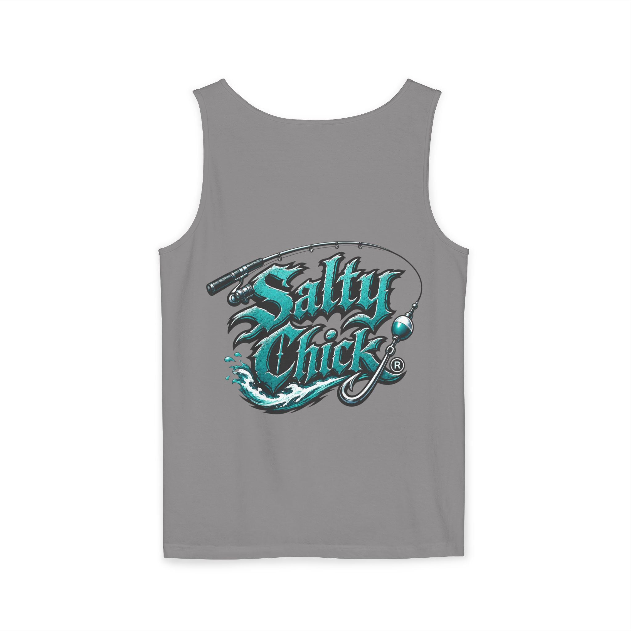 Salty Chick Tide & Hook Garment-Dyed Tank – Fishing