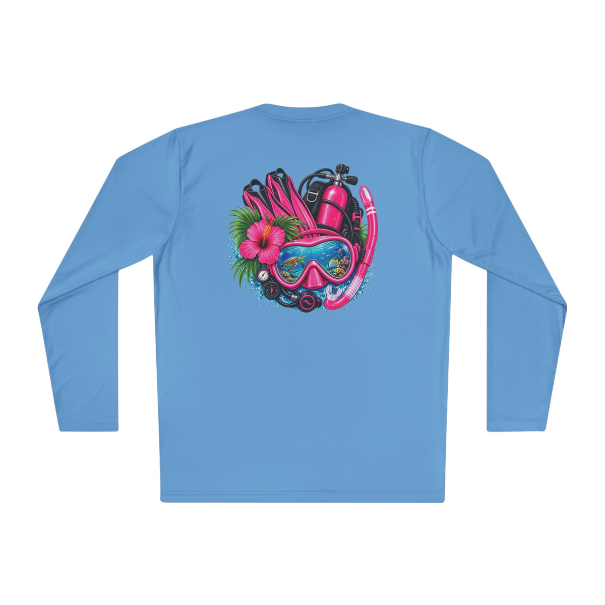 Diving Gear in pink Moisture Wicking Long Sleeve