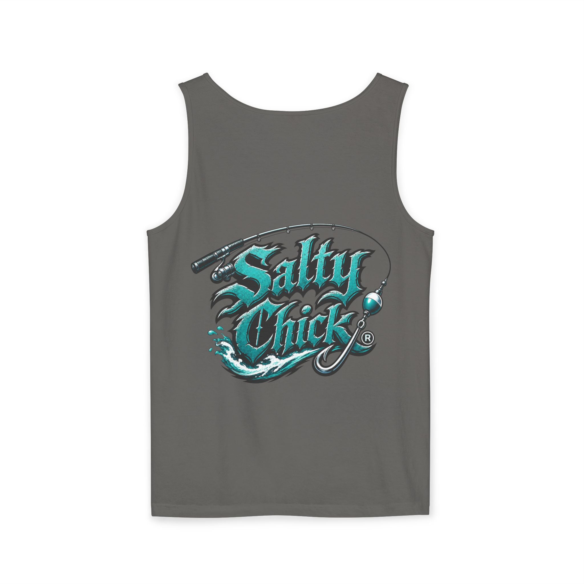 Salty Chick Tide & Hook Garment-Dyed Tank – Fishing