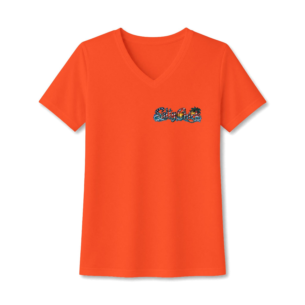 Women's PosiCharge RacerMesh Military Services V-Neck Tee