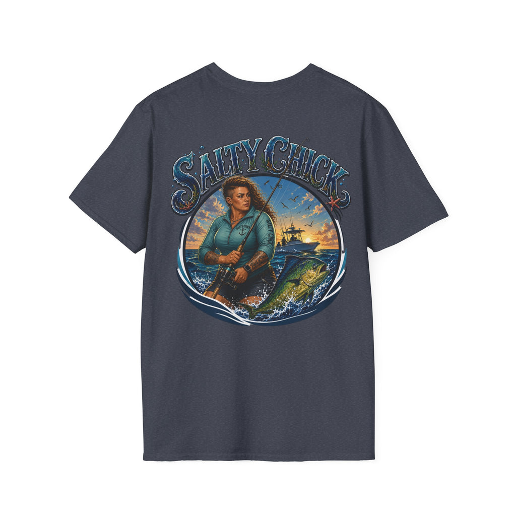 Salty Chick Saltwater Soul Cotton Tee – Fishing